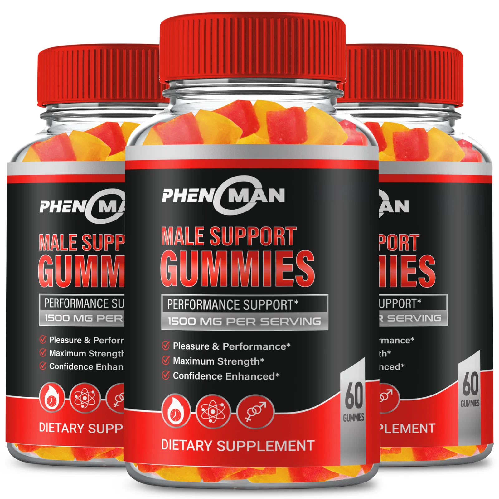 (3 Pack) Phenoman Gummies, Phenoman Gummy for Health and Wellness Support
