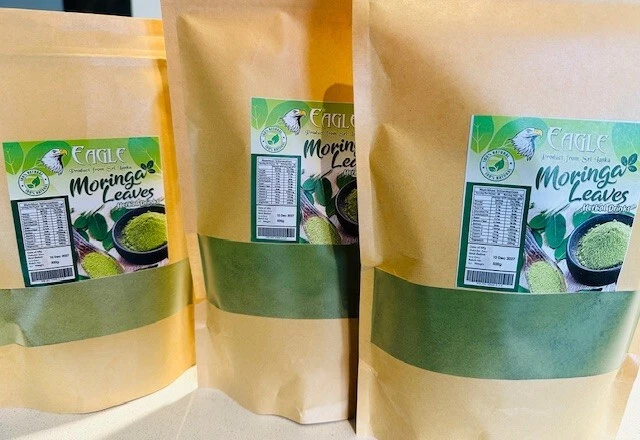 Ceylon Organic Moringa Leaf Powder 100% pure Dietary Supplement