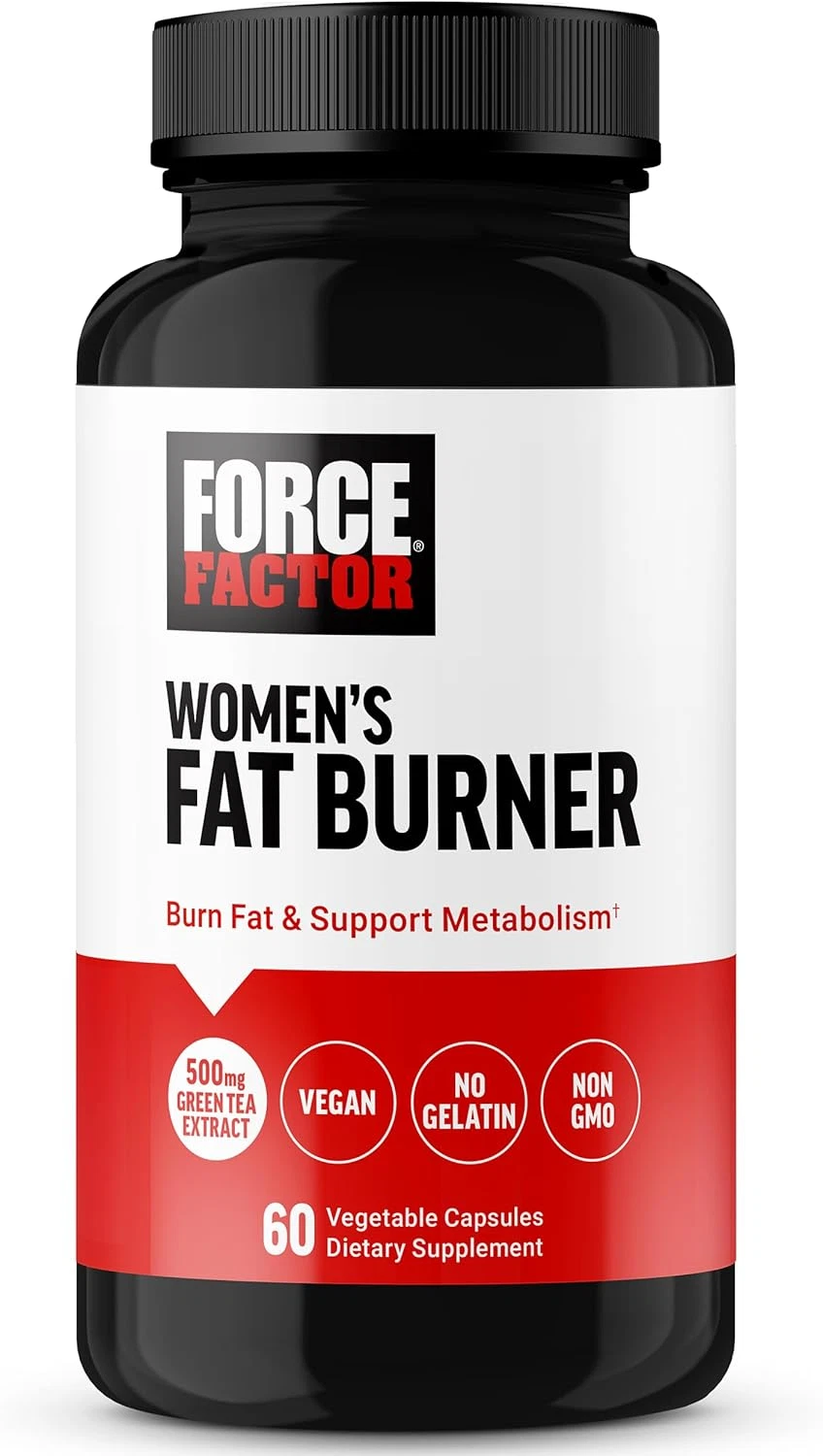 FORCE FACTOR Women’S Fat Burner, Metabolism Booster, and Weight-Loss Supplement