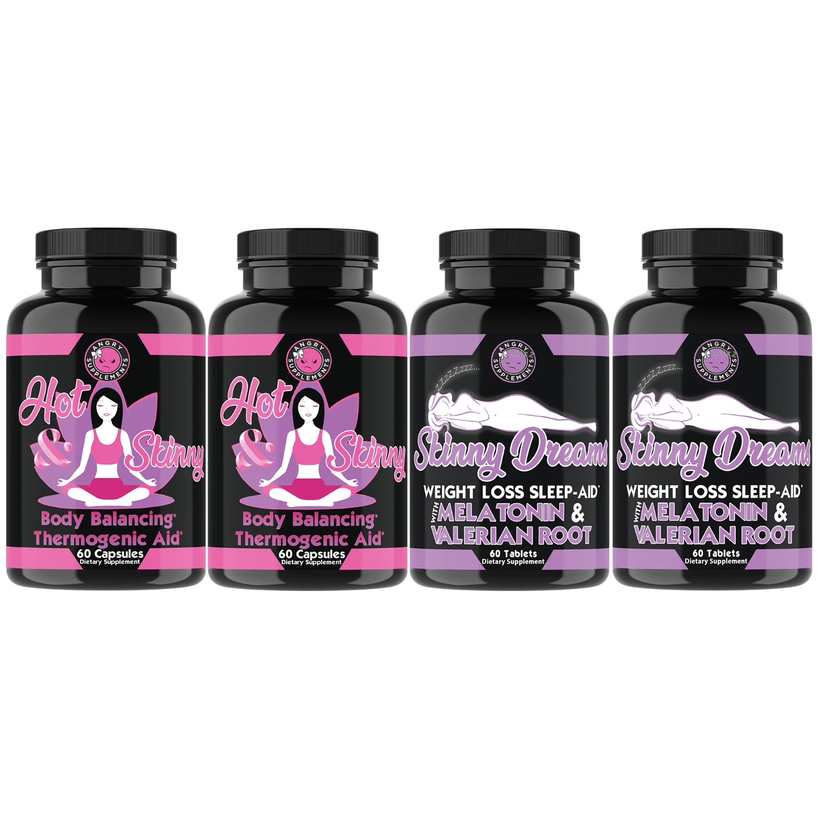 Women's Ultra Wight Loss Combo w/ Hot & Skinny and Skinny Dreams, 4PK
