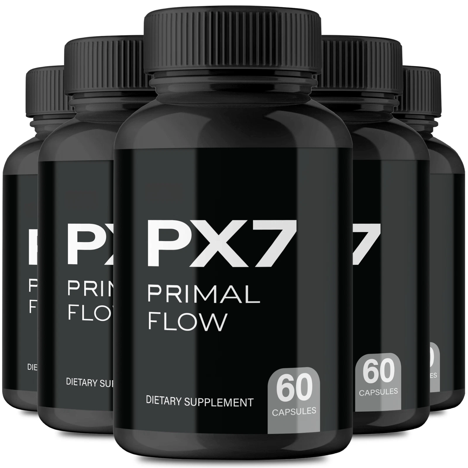 (5 Pack) PX7 Primal Flow Men Vertility Pills PX7Primal Flow Pills (300 Capsules)