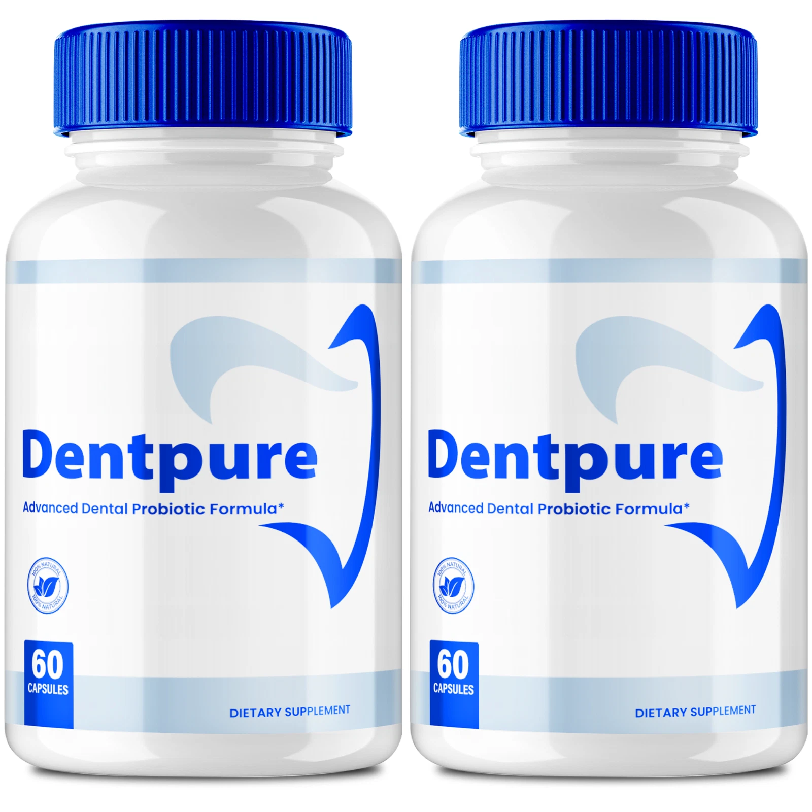 (2 Pack) Dentpure Oral Probiotics for Teeth & Gums Supplement Capsules