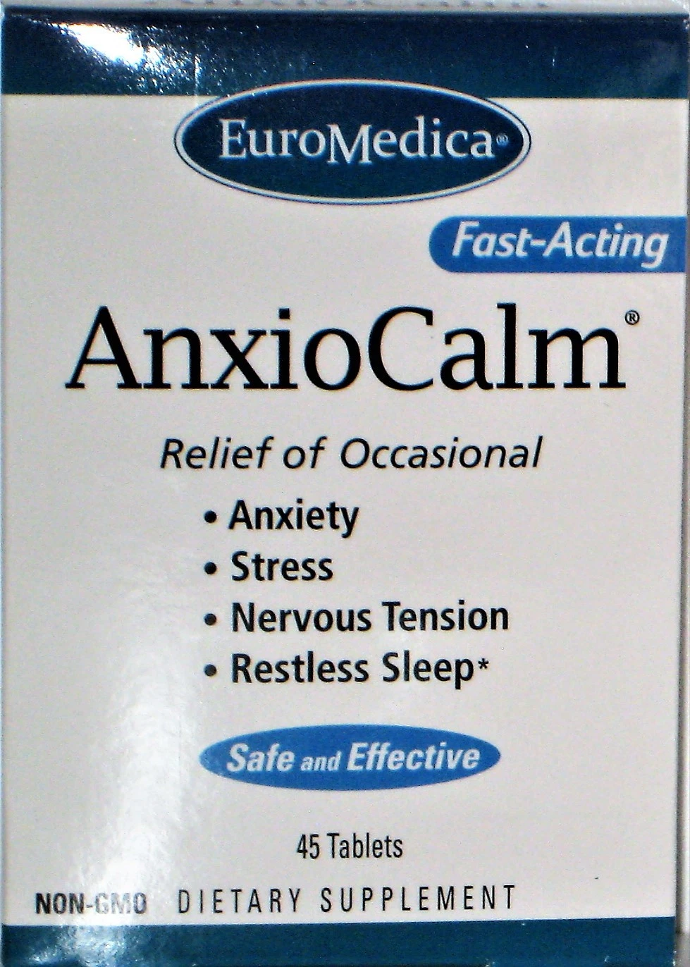 (1) ANXIOCALMA, ANSIEDAD, TENSIÓN NERVIOSA, ESTRÉS, PREOCUPACIÓN EXCESIVA, DEPRESIÓN, PÁNICO