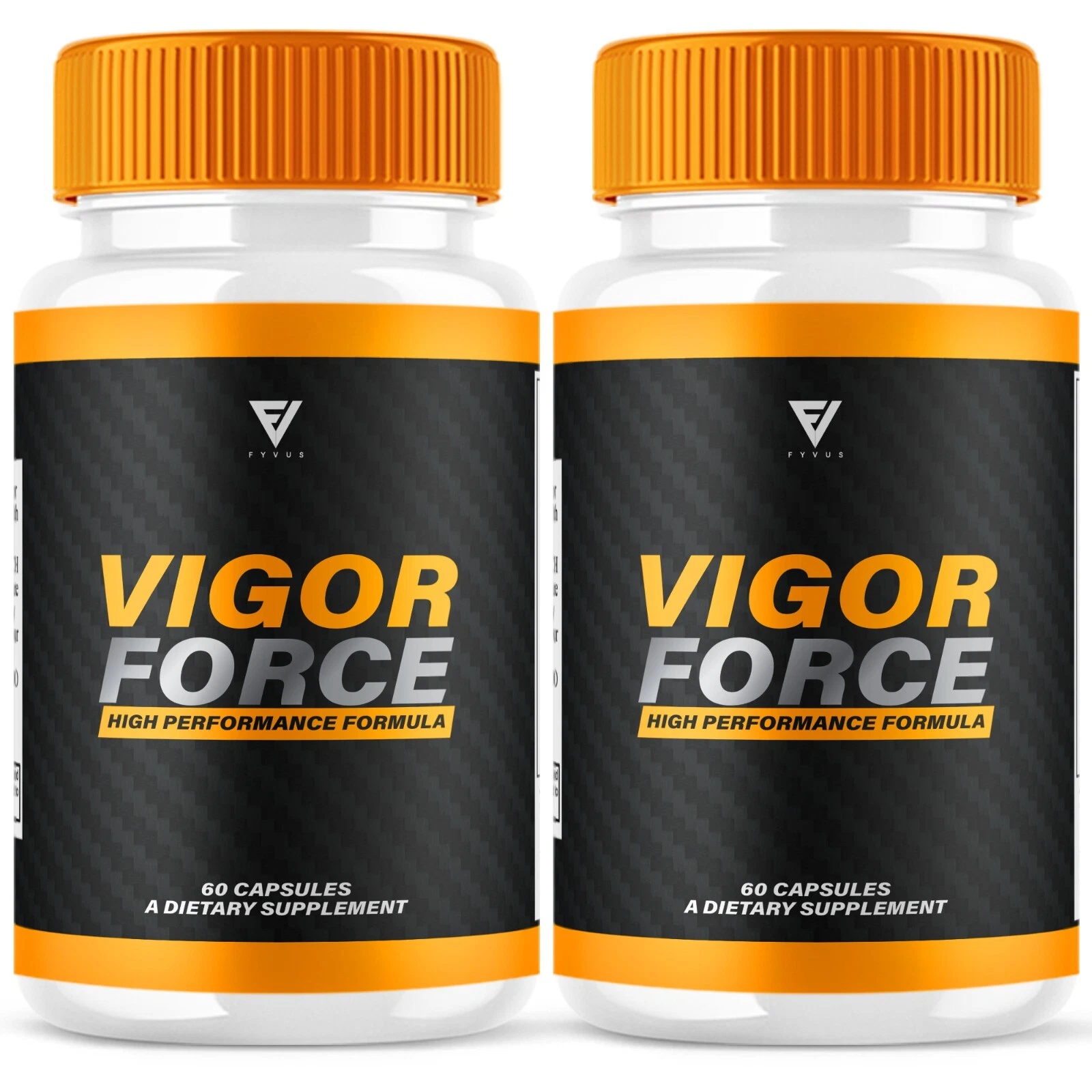 (2 Pack) Vigor Force Supplement for Men VigorForce Max Strength (120 Capsules)