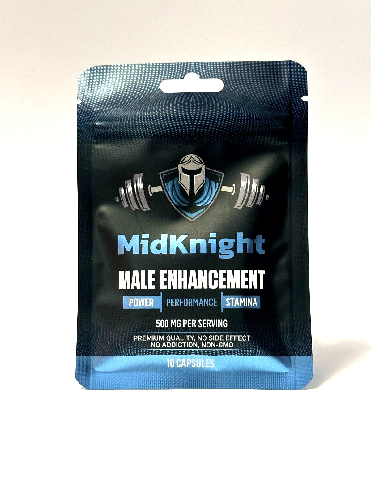 MiDKnight 500 MG Male Enhancement Supplements Natural formula 10 pills