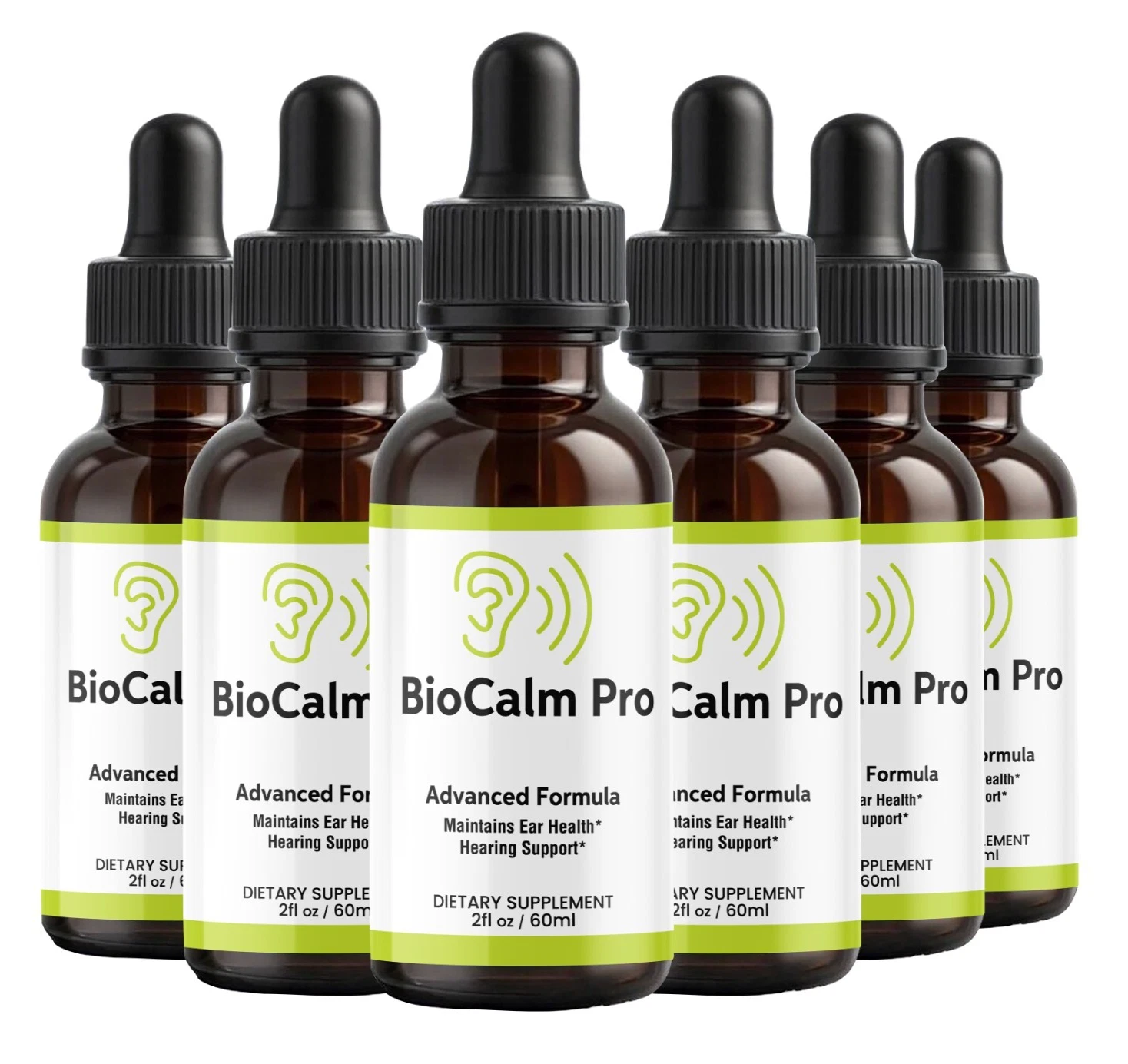 (6 Pack) Bio Calm Pro Tinnitus Drops, BioCalmPro Relief for Ringing Ears Drops