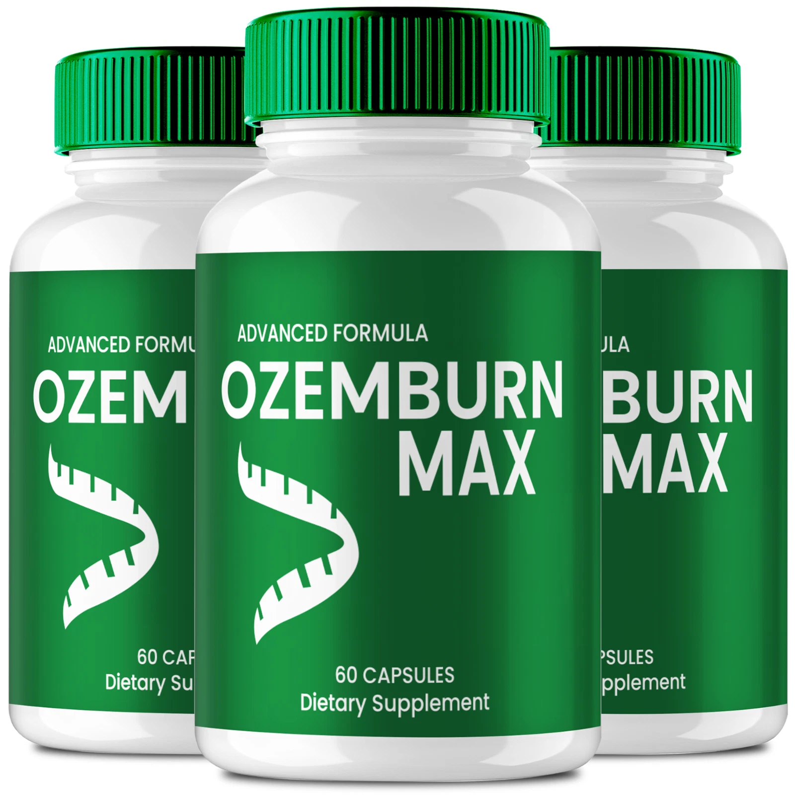 (3 Pack) OzemBurn Max Weight Loss Pills, OzemBurn Max Advanced Support Formula