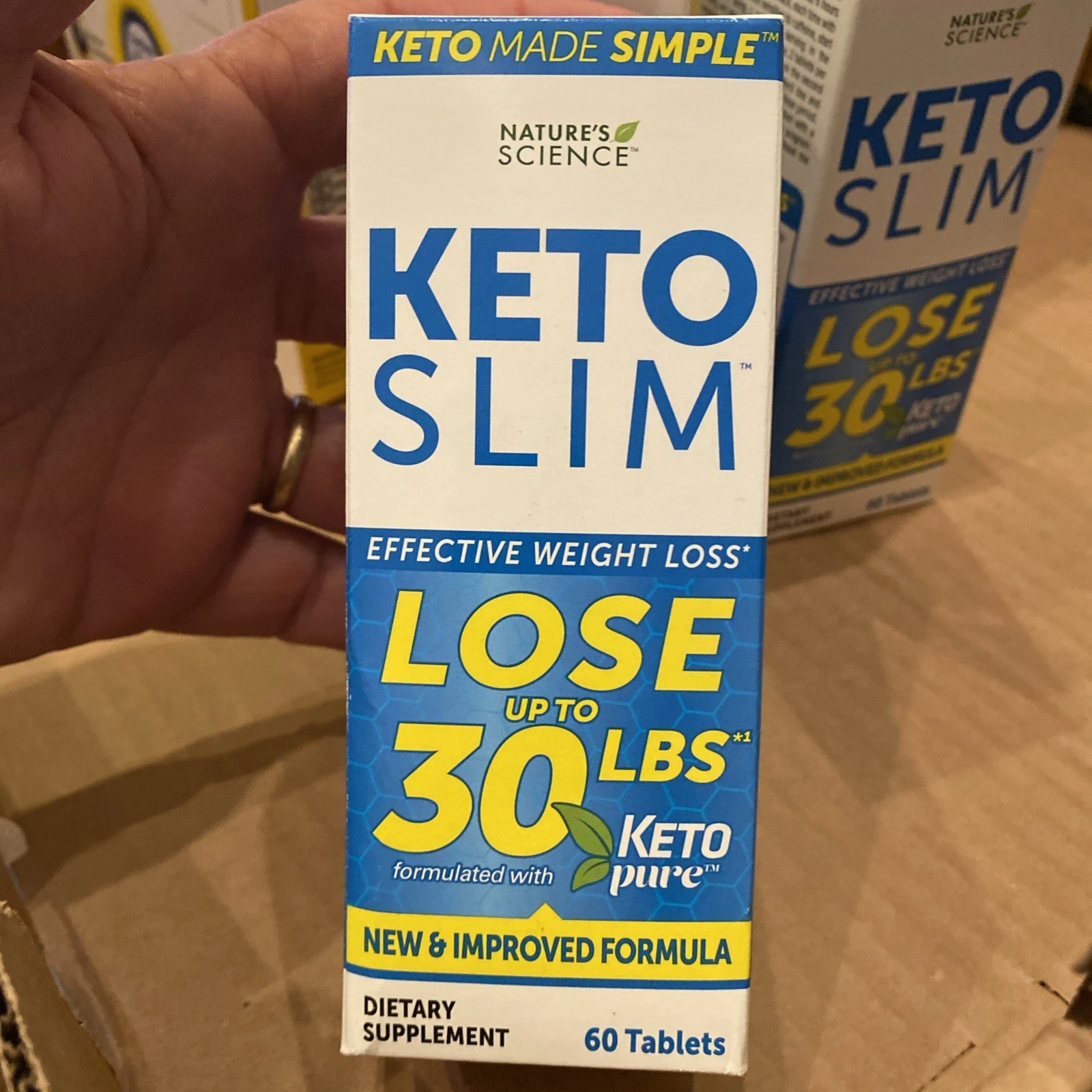 Nature’s Science Keto Slim Supplement 60 Tablets Exp 12/25