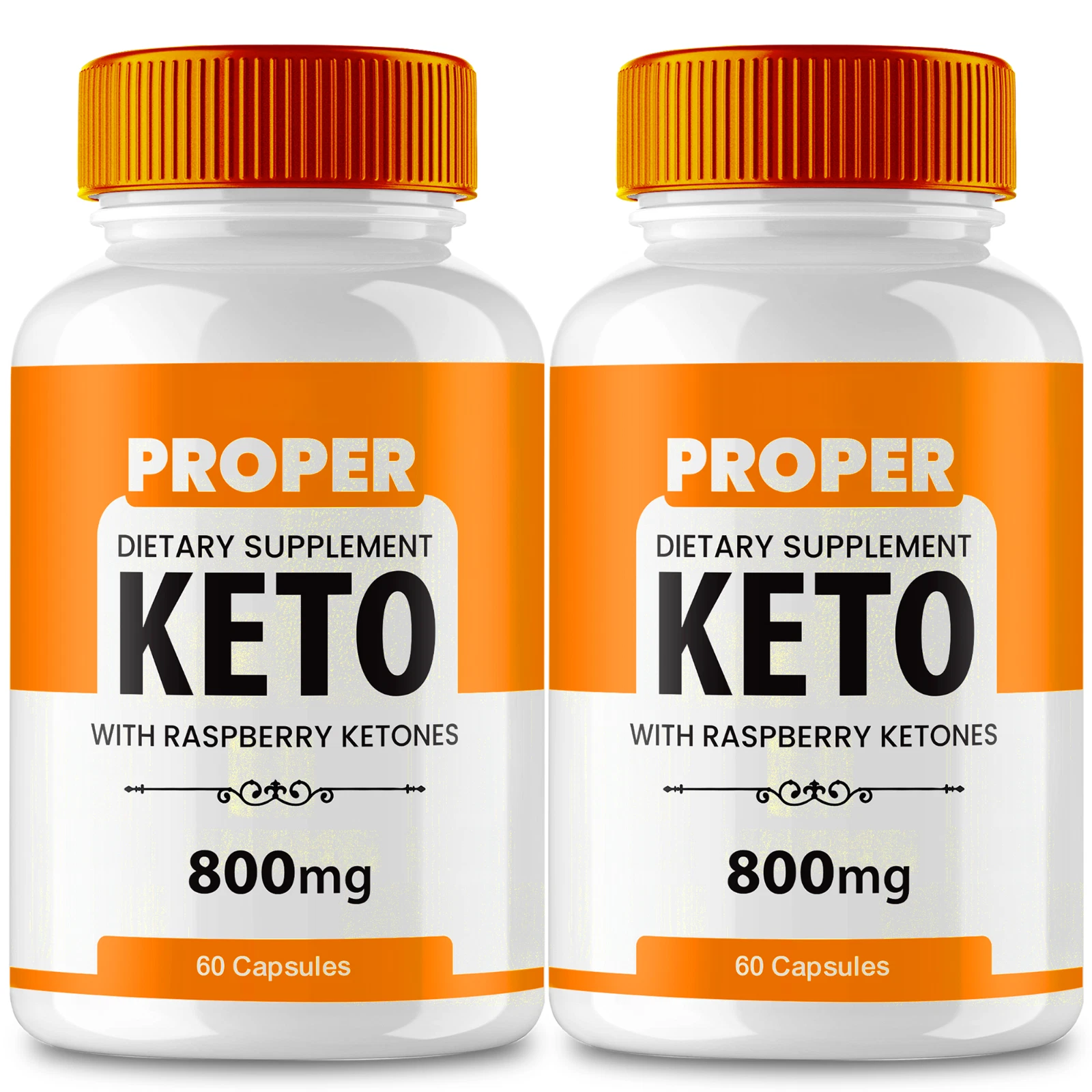(2 Pack) Proper Keto Capsules, Proper Keto Pills Weight Loss (120 Capsules)