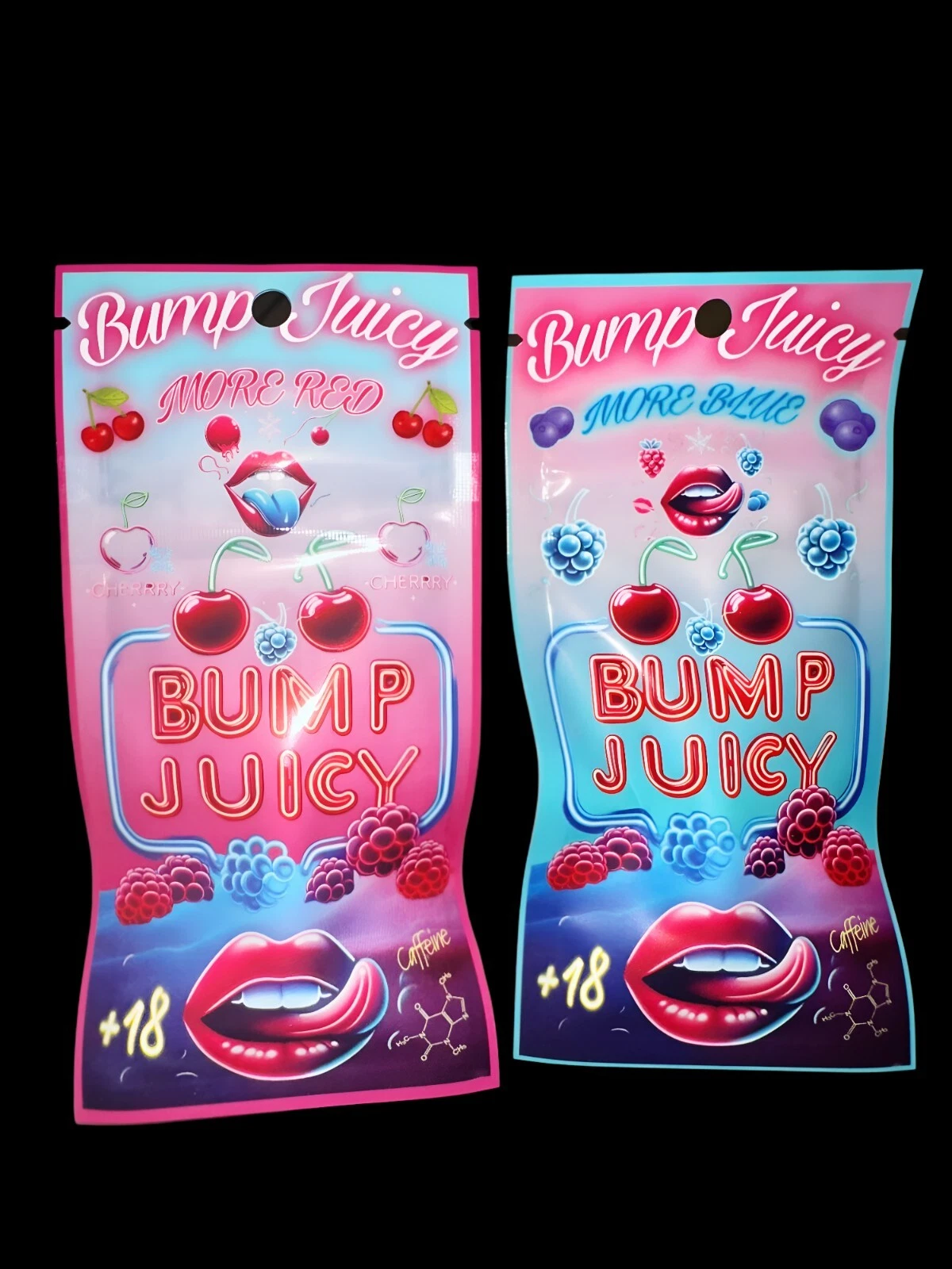 Got A Boost? BUMP JUICY More Red & More Blue! (200mg Of Caffeine Per Vial)
