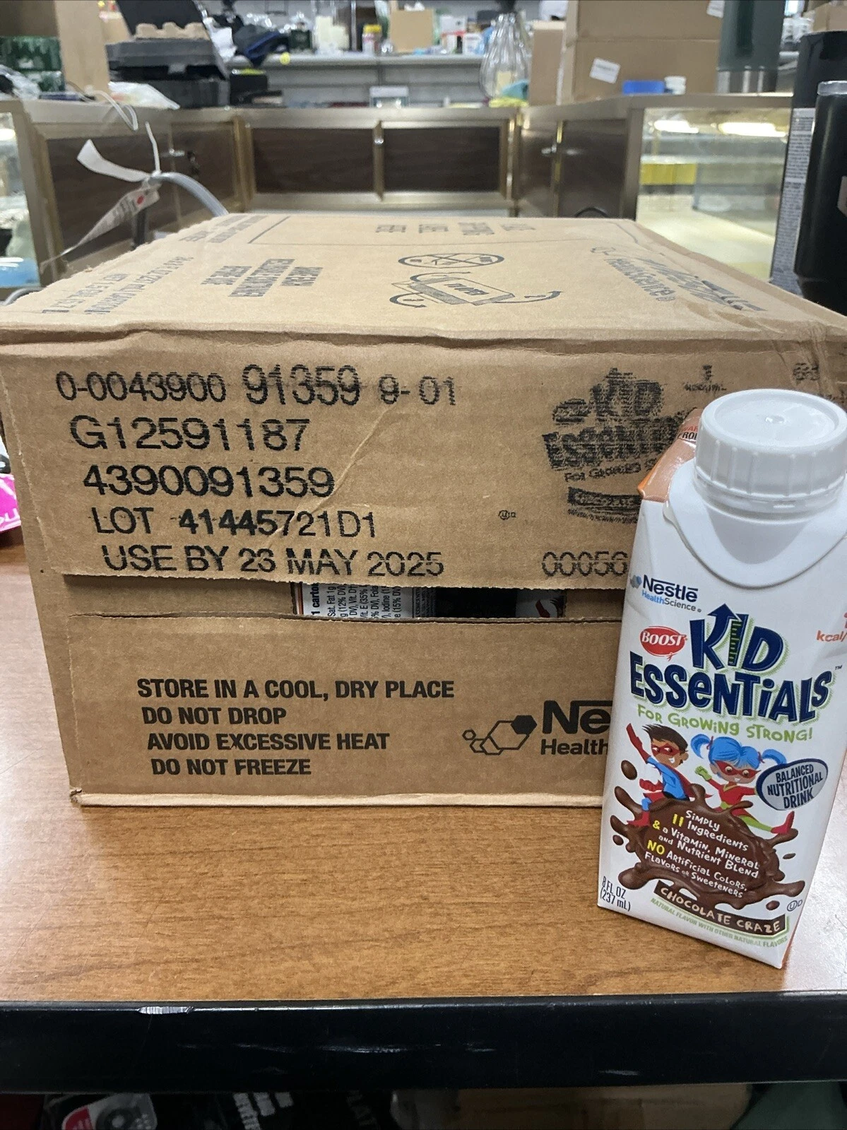 Boost Kid Essentials Chocolate Pediatric Oral Supplement, 8 oz Carton (CS/24)