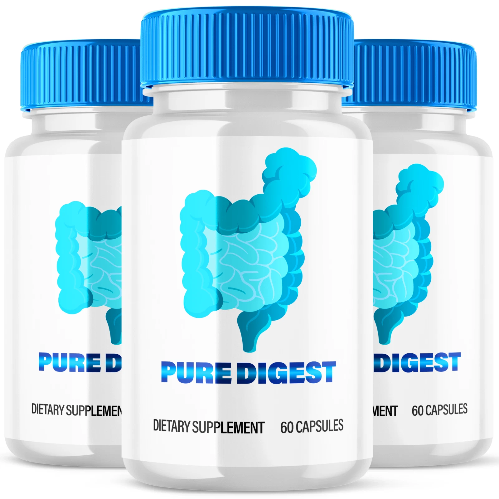 Pure Digest Probiotic Gut Health Formula Enhance Digestive Function 180 Capsules