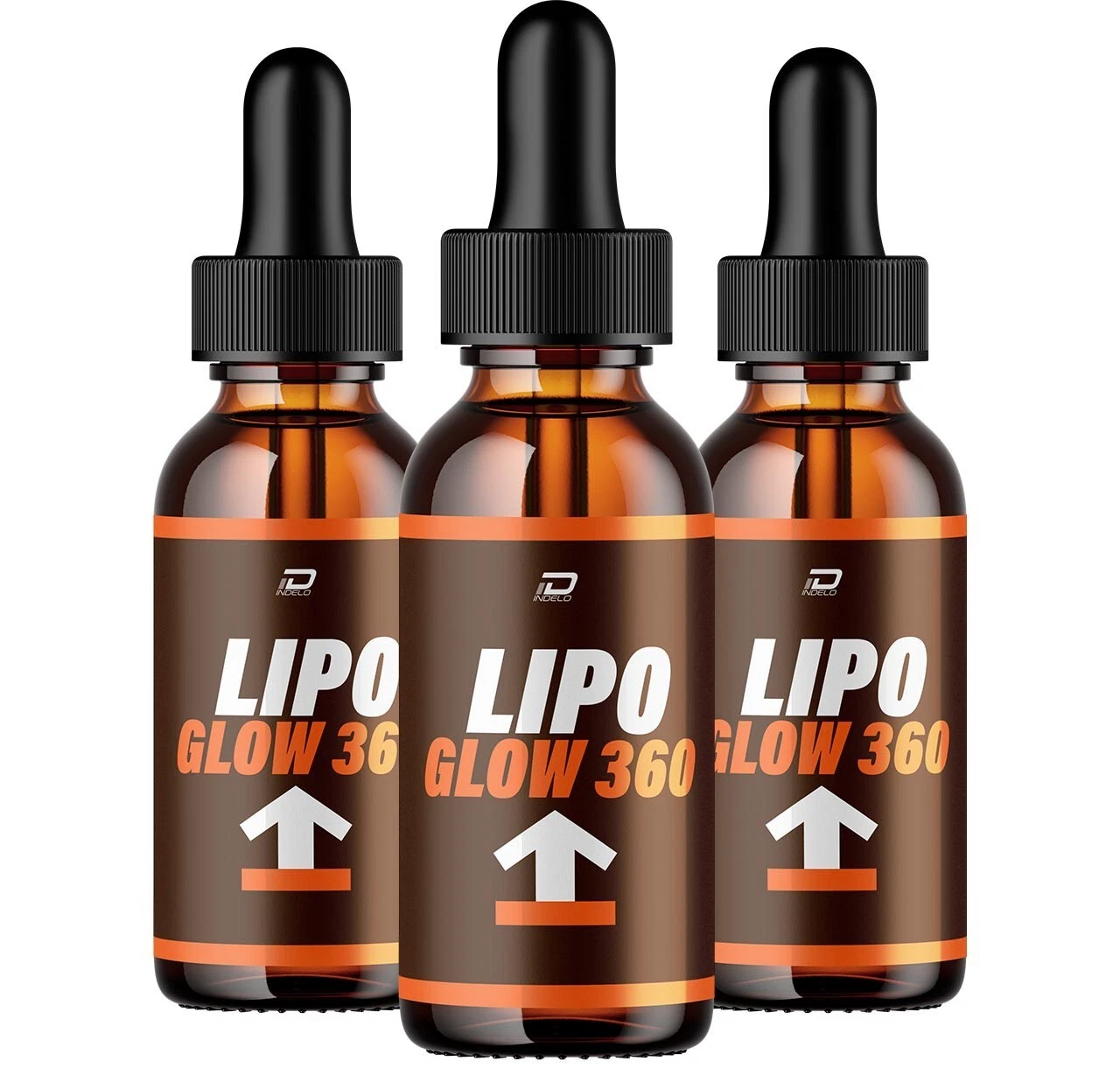 (3 Pack) Lipo Glow 360 Drops Healthy Formula - LipoGlow 360 Liquid All Natural