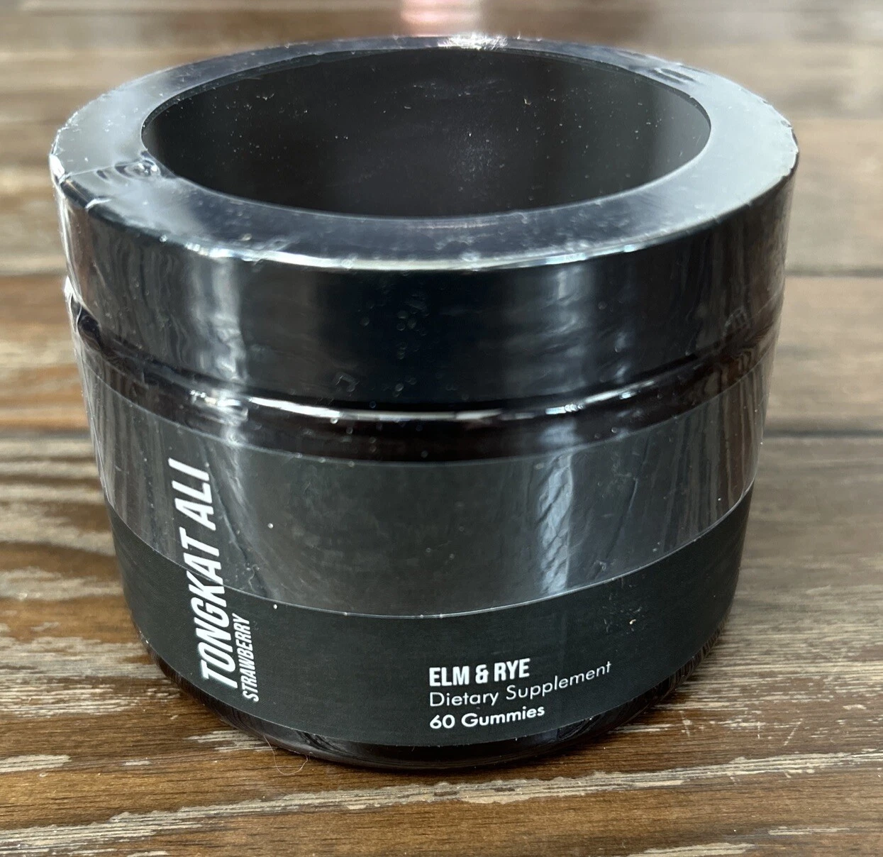 Tongkat Strawberry Gummies, 60 Count Sealed Elm+Rye