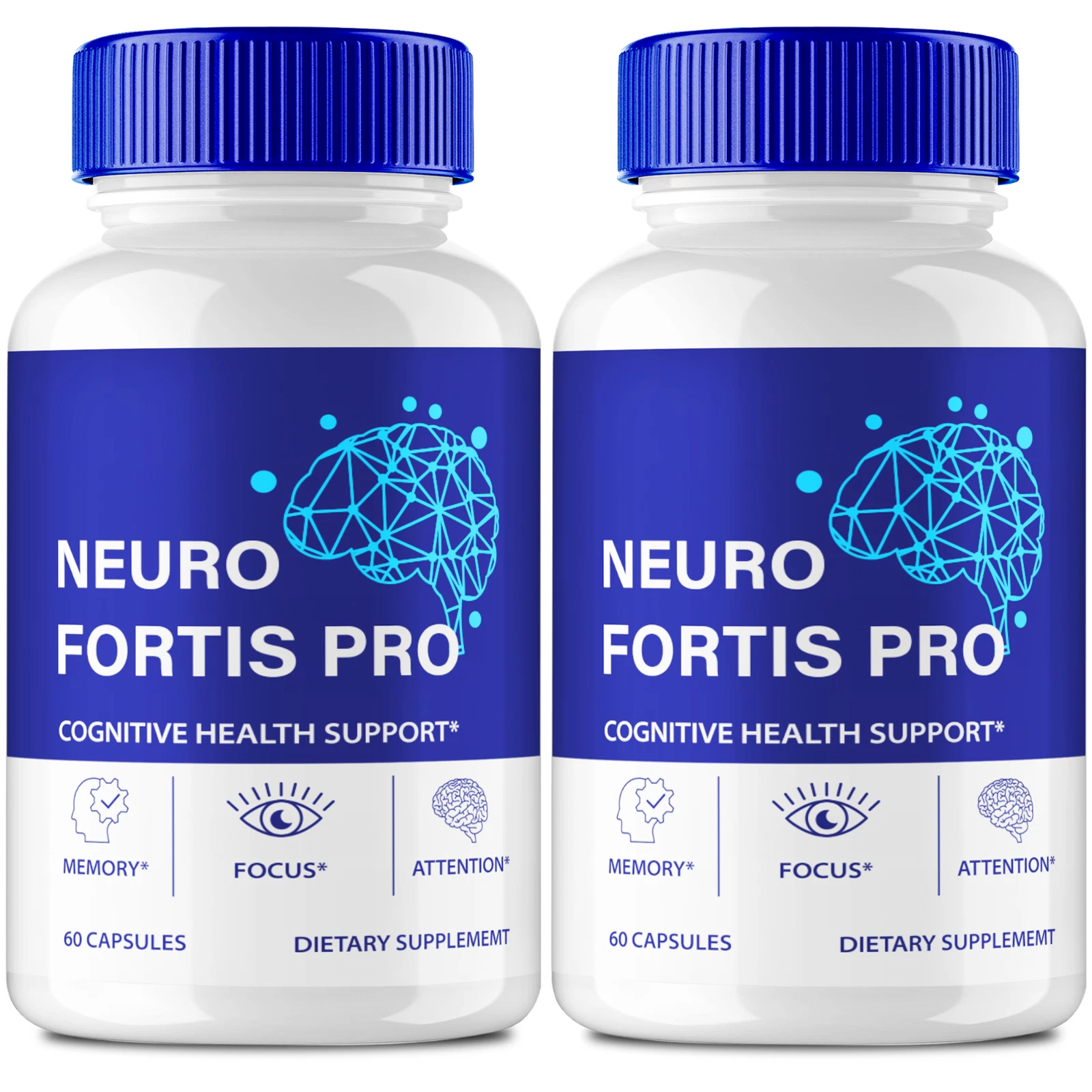 (2 Pack) Neuro Fortis Pro Cognitive Pills to Support Memory and Brain Health