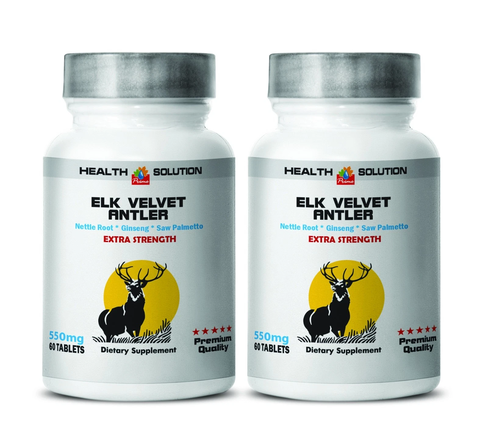 low price and great results - ELK VELVET ANTLER - made in USA - 2 B, 120 C,