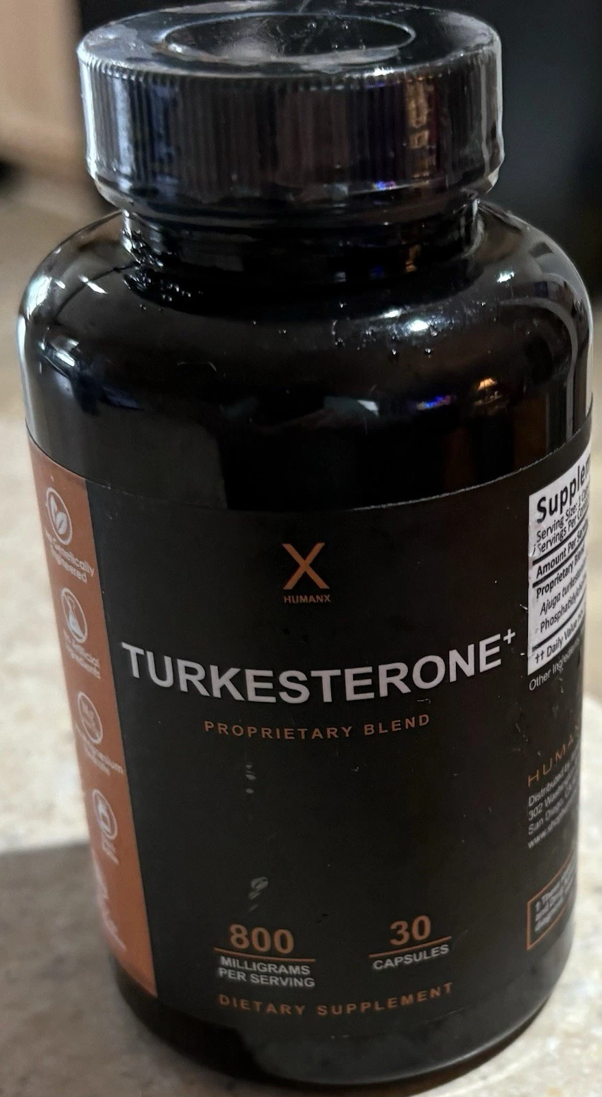Turkesterone+, 800 mg, 30 Capsules - Exp 2/26 - Sealed New