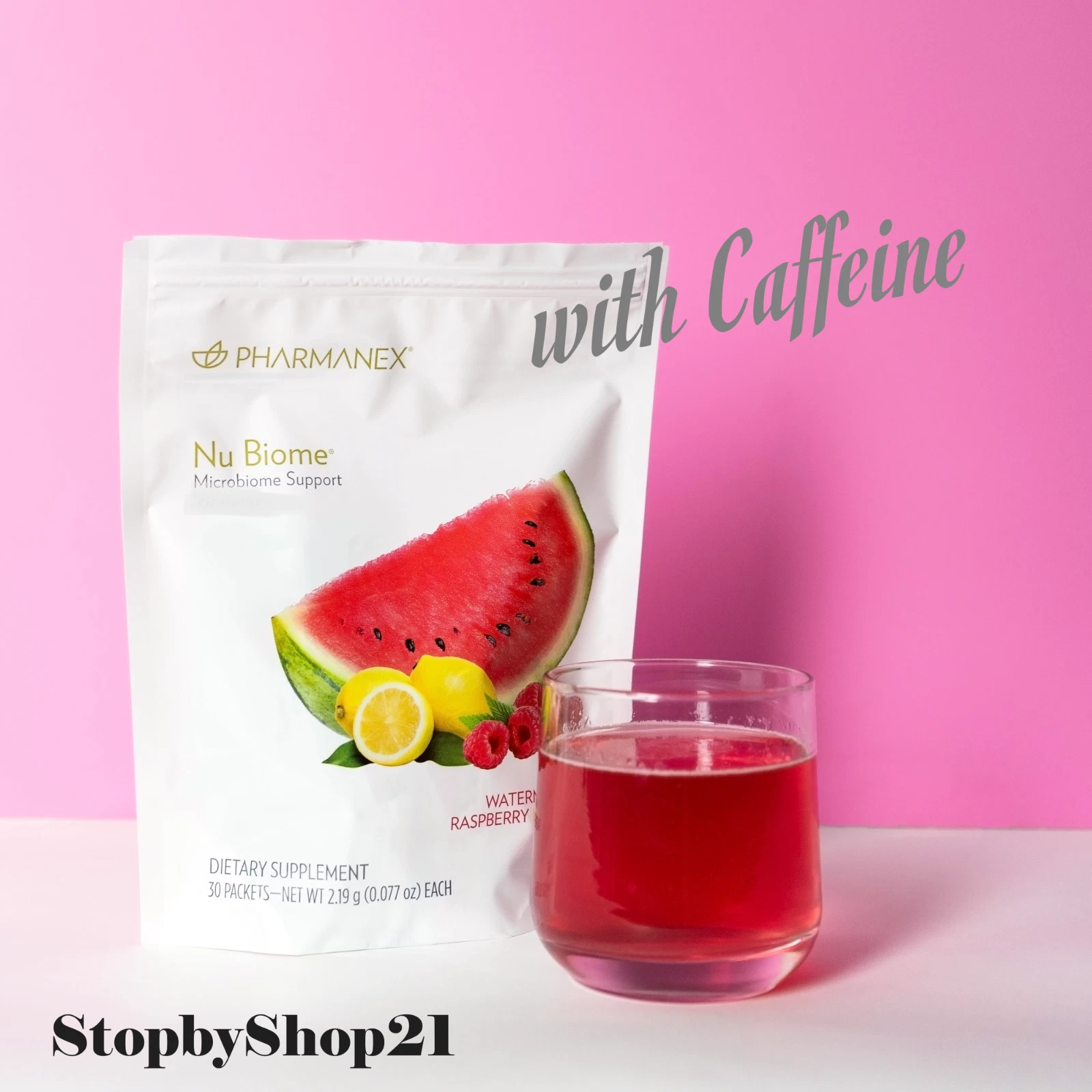 Nu Skin NuSkin Pharmanex Nu Biome with Caffeine 50mg Exp 09/2026 [NEW PACKAGING]