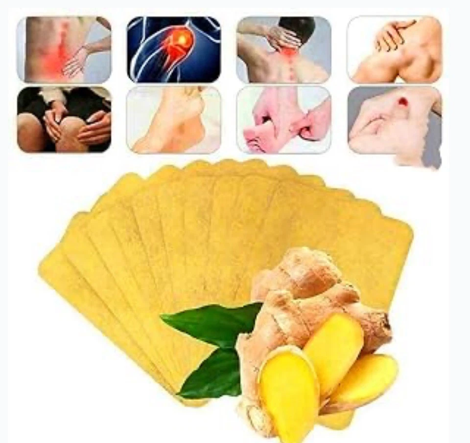 50PC Ginger Foot Pads Detox Patch Detoxify Toxins Adhesive Keep Fit Slimming Pad