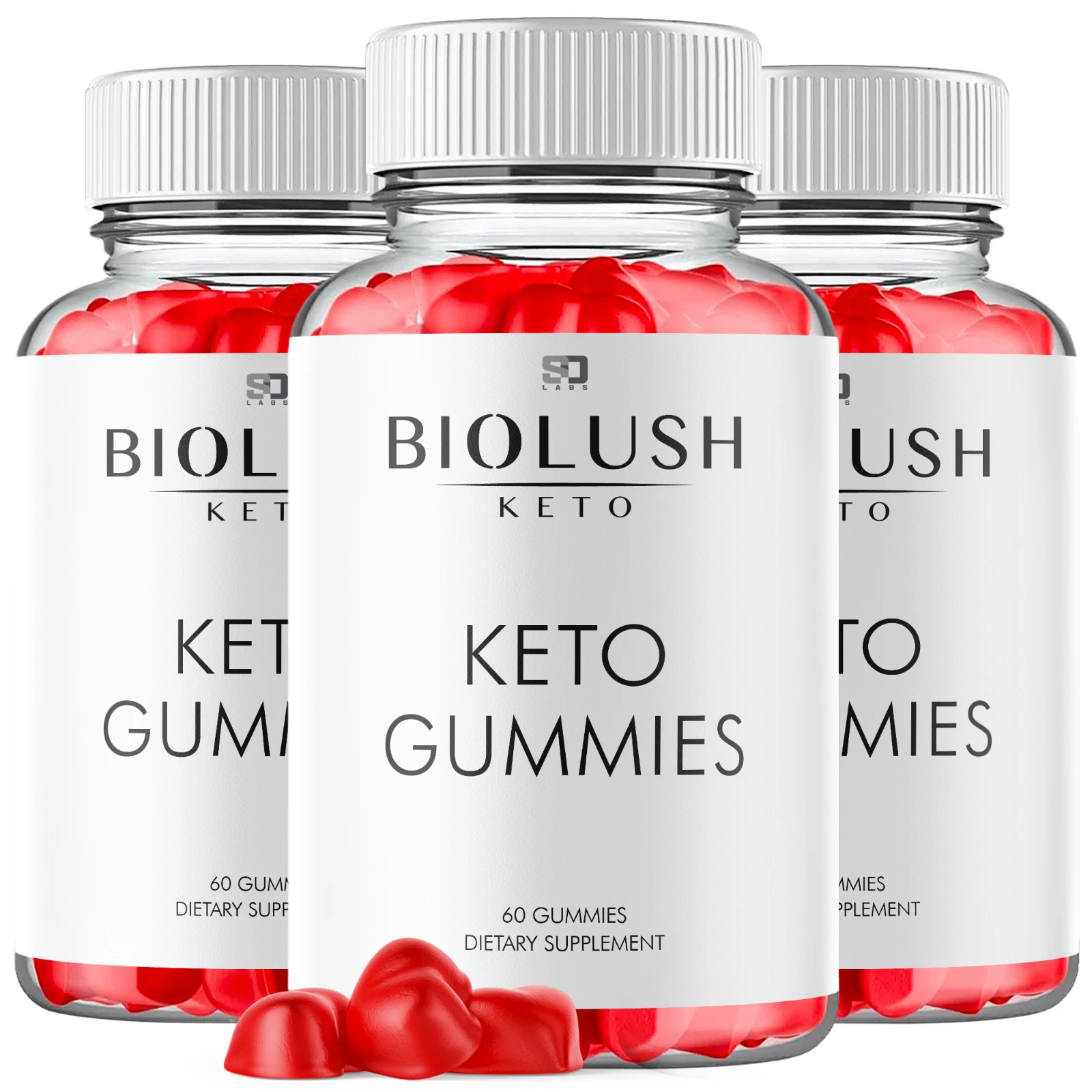 (3 Pack) BioLush Keto Gummies, Bio Lush ACV Gummies Weight Loss (180 Gummies)