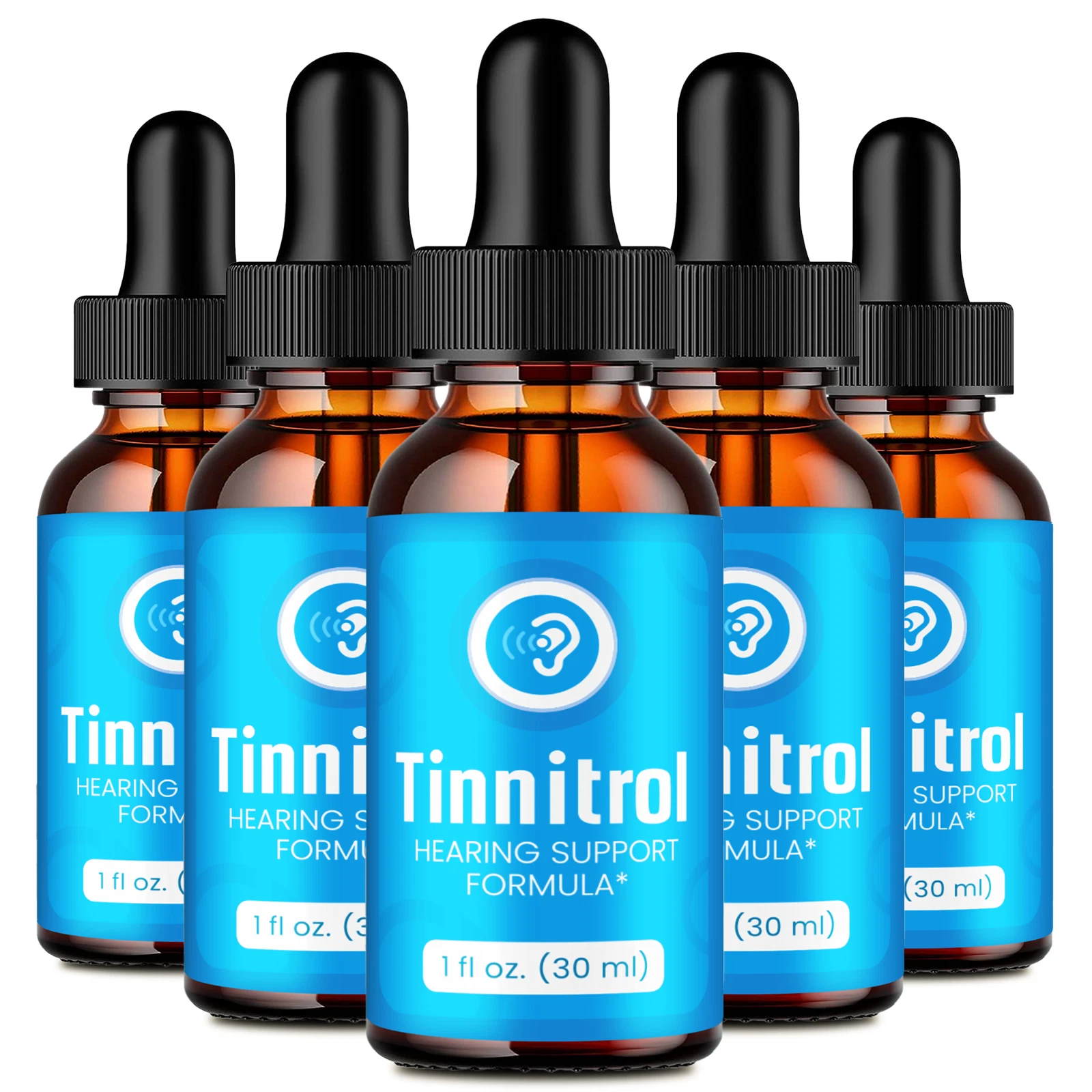 (5 Pack) Tinnitrol Tinnitus Drops, Tinnitrol Tinnitus Relief for Ringing Ears