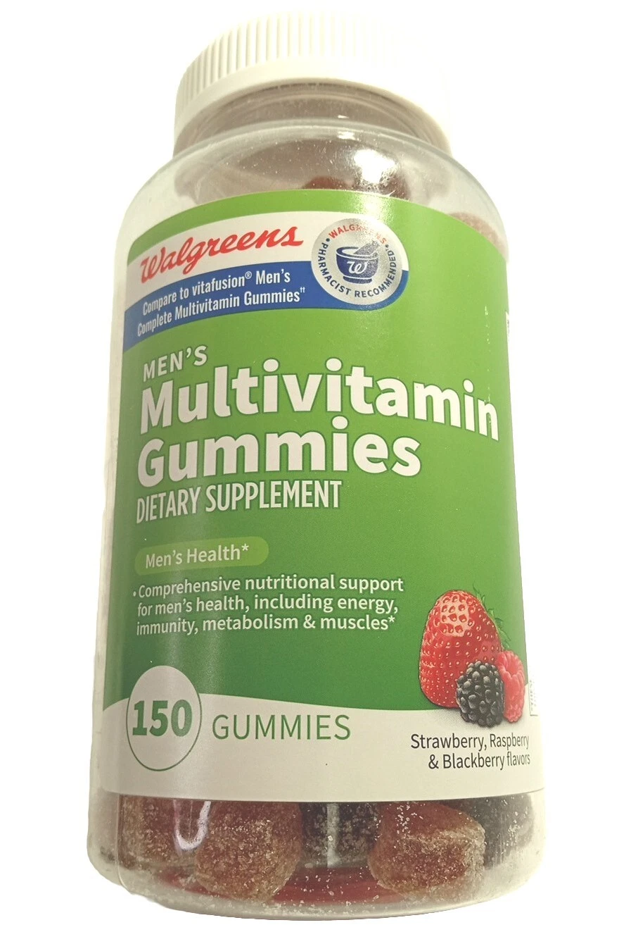 Men's Multivitamin Gummies Multivitamins for Adult Men 150 Ct Dietary Supplement