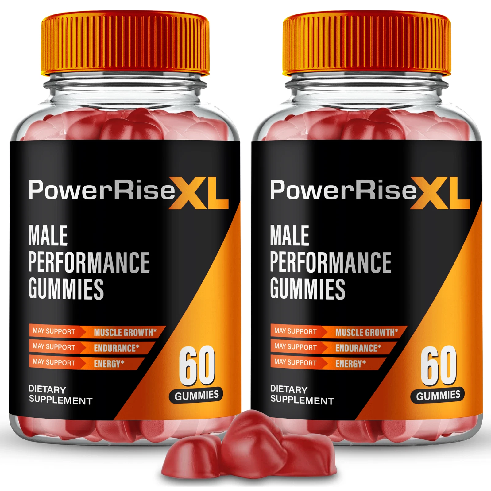 (2 Pack) Power Rise XL Gummies for Men, PowerRiseXL Male Performance Gummy