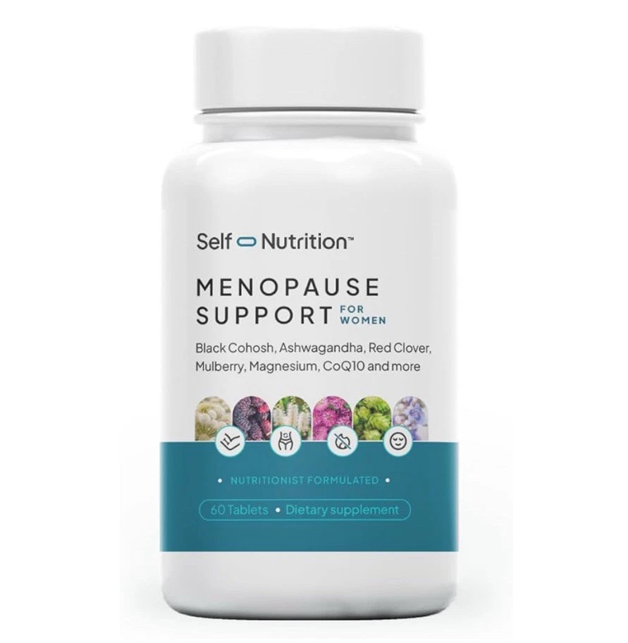 Menopause Relief Pills Hot Flashes Support Anti Aging Supplement 60 Capsules OV