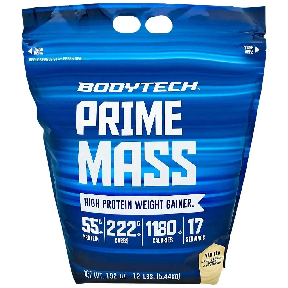 BodyTech Prime Mass - Vanilla (12 lbs./17 Servings)