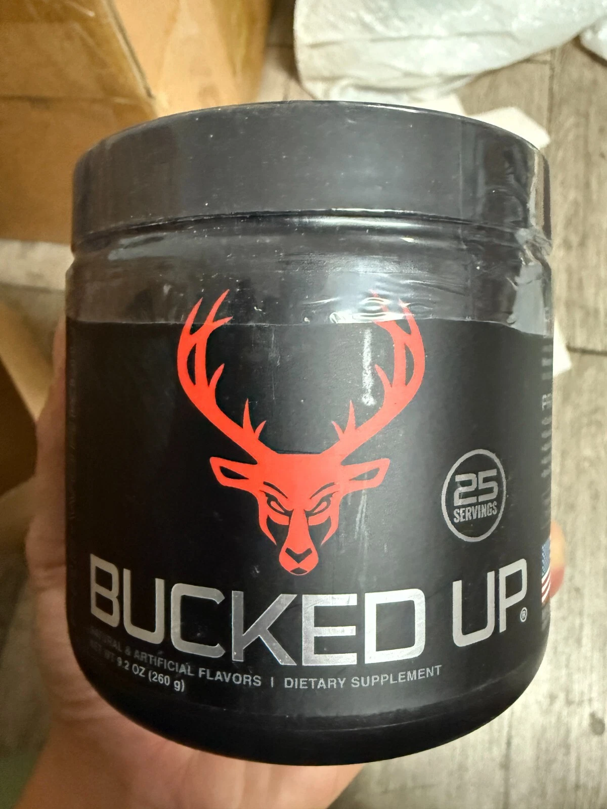 Bucked Up Pre-Workout Powder Blood Raz, 25 Servings 9.2 oz Expires 2026