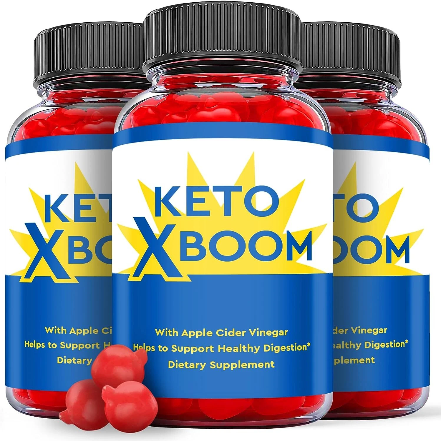 Keto XBoom Gummies - Keto XBoom ACV Gummys For Weight Loss OFFICIAL - 3 Pack