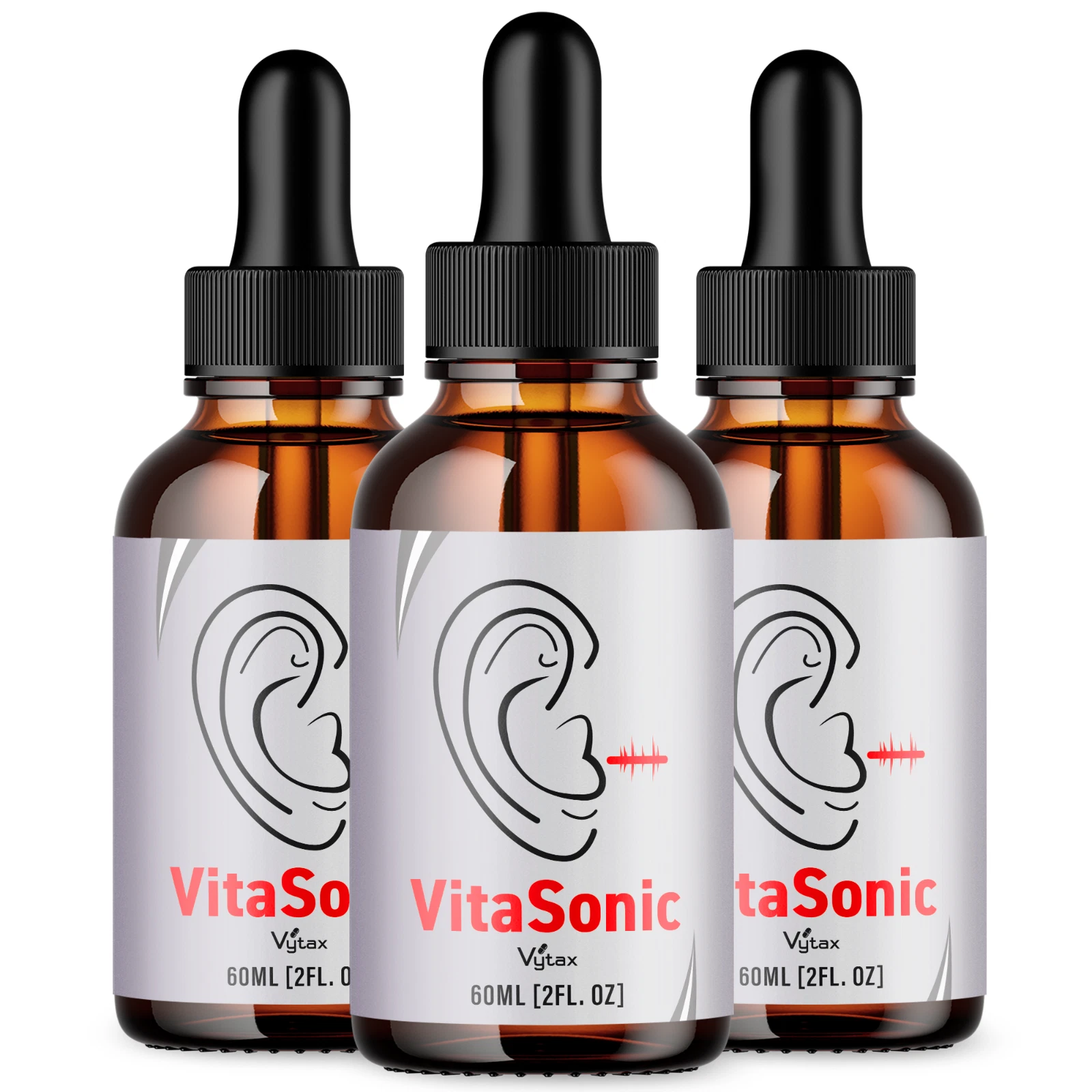 Vita Sonic Drops for Tinnitus Supports Ear Relief and Comfort (3 Pack)