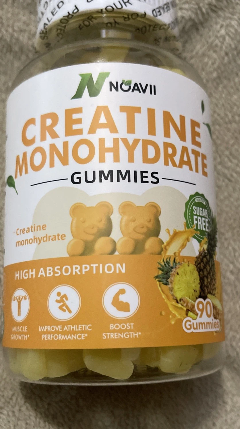 NOAVII Creatine Monohydrate Gummies 5000mg for Men & Women Chewables Creatine...