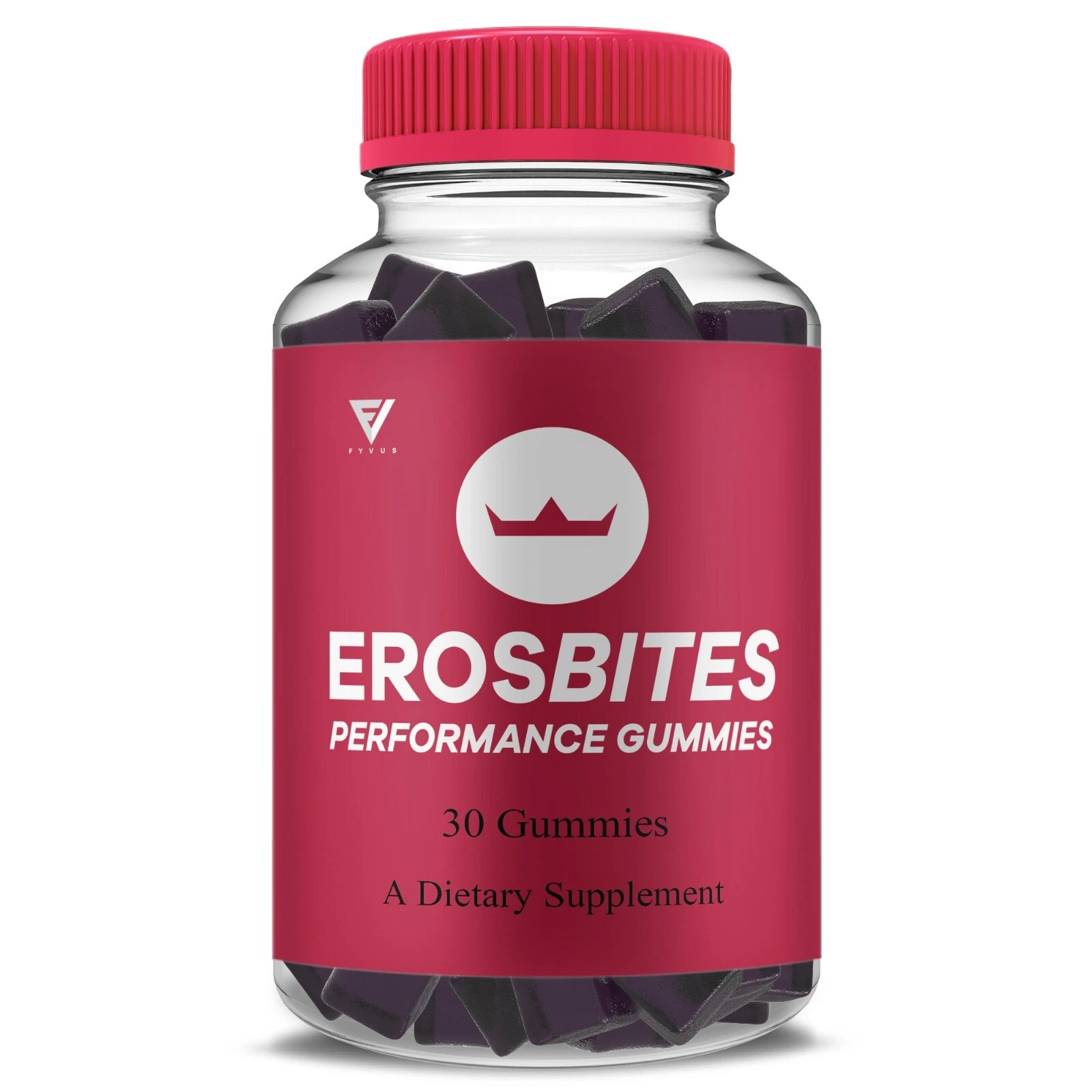 Eros Bites Performance Gummies, ErosBites Supplement (1 Month Supply)