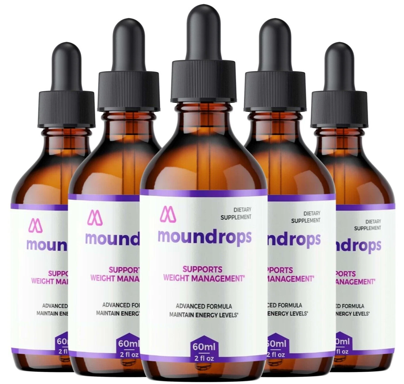 Moundrops Drops Mound Drops Weight Management Support Supplement ( 5 Pack )