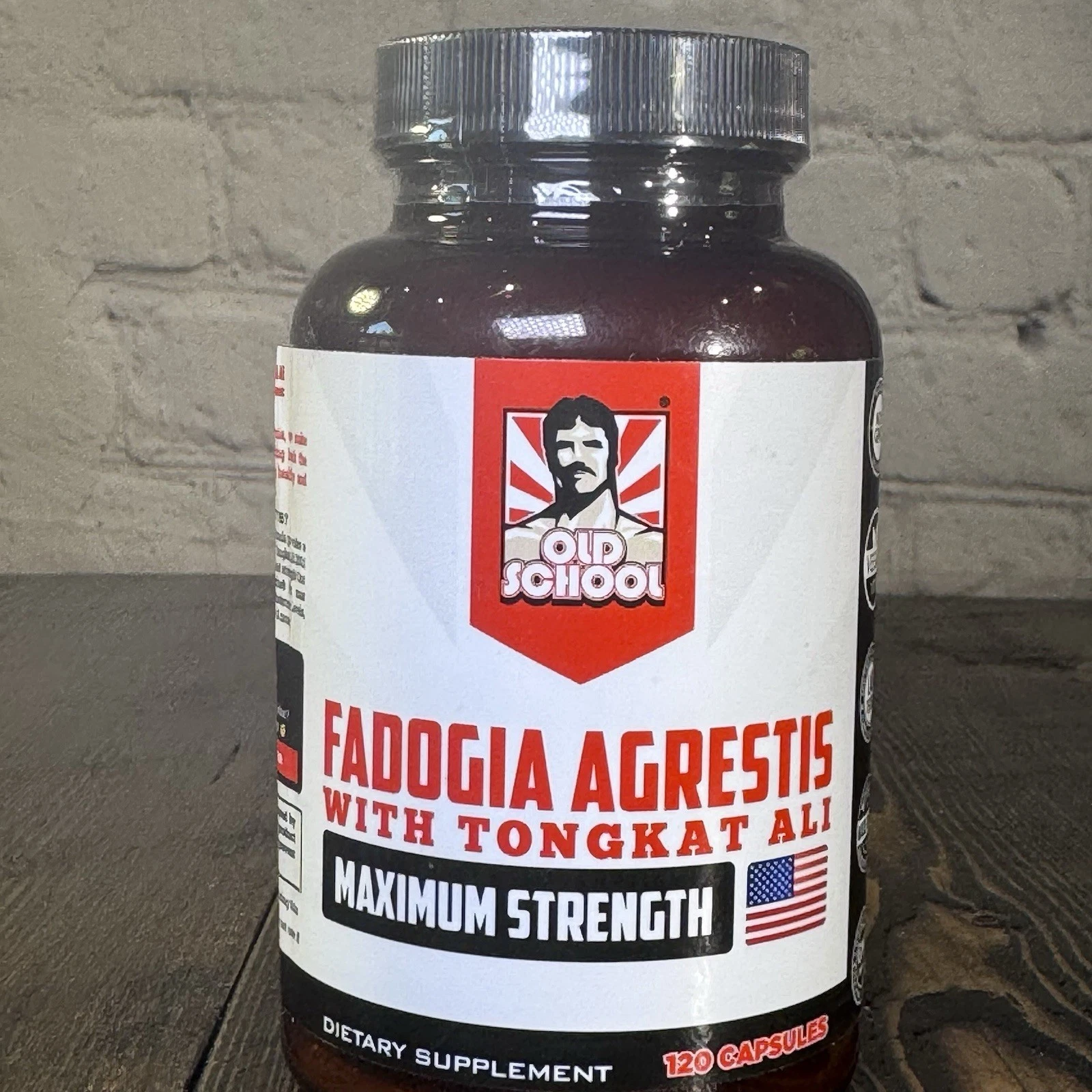 Max Strength Fadogia Agrestis 1500mg & Tongkat Longjack 500mg 120 Capsules