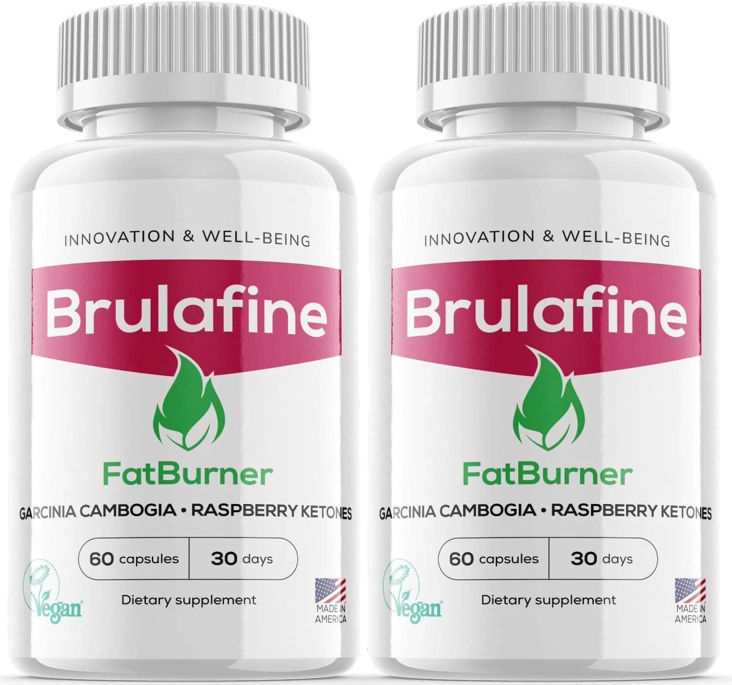 (2 Pack) Brulafine Keto Pills - Brulafine Keto For Weight Loss - 120 Capsules