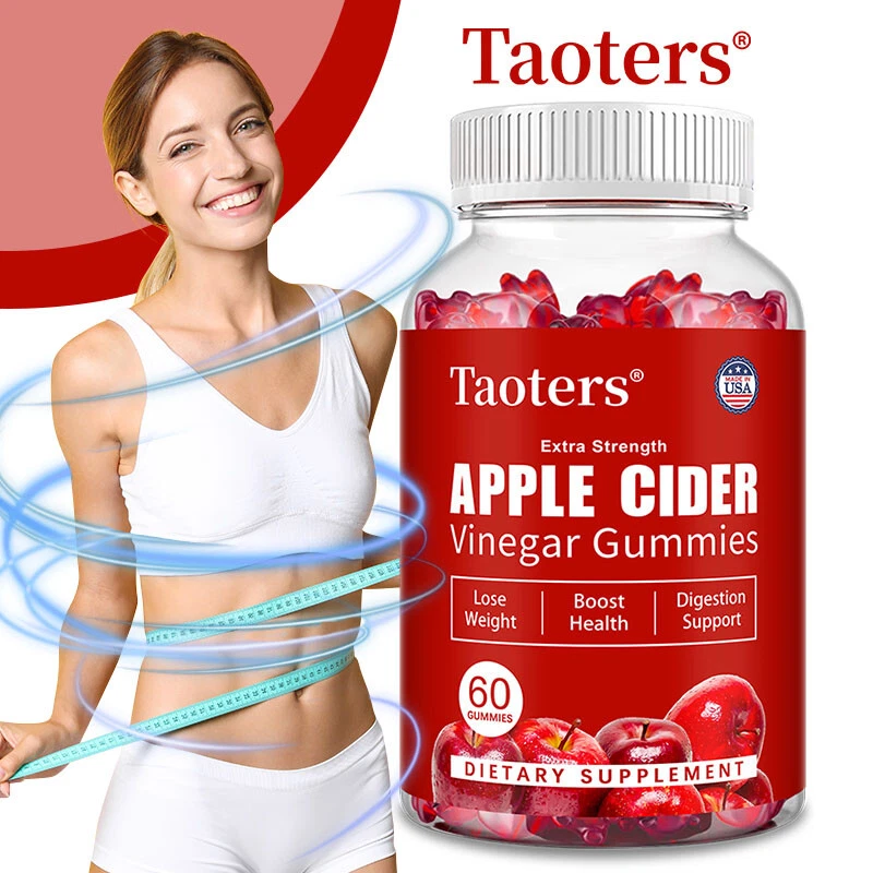 Apple Cider Vinegar with B12, Apple Cider Vinegar Gummies, Weight Loss