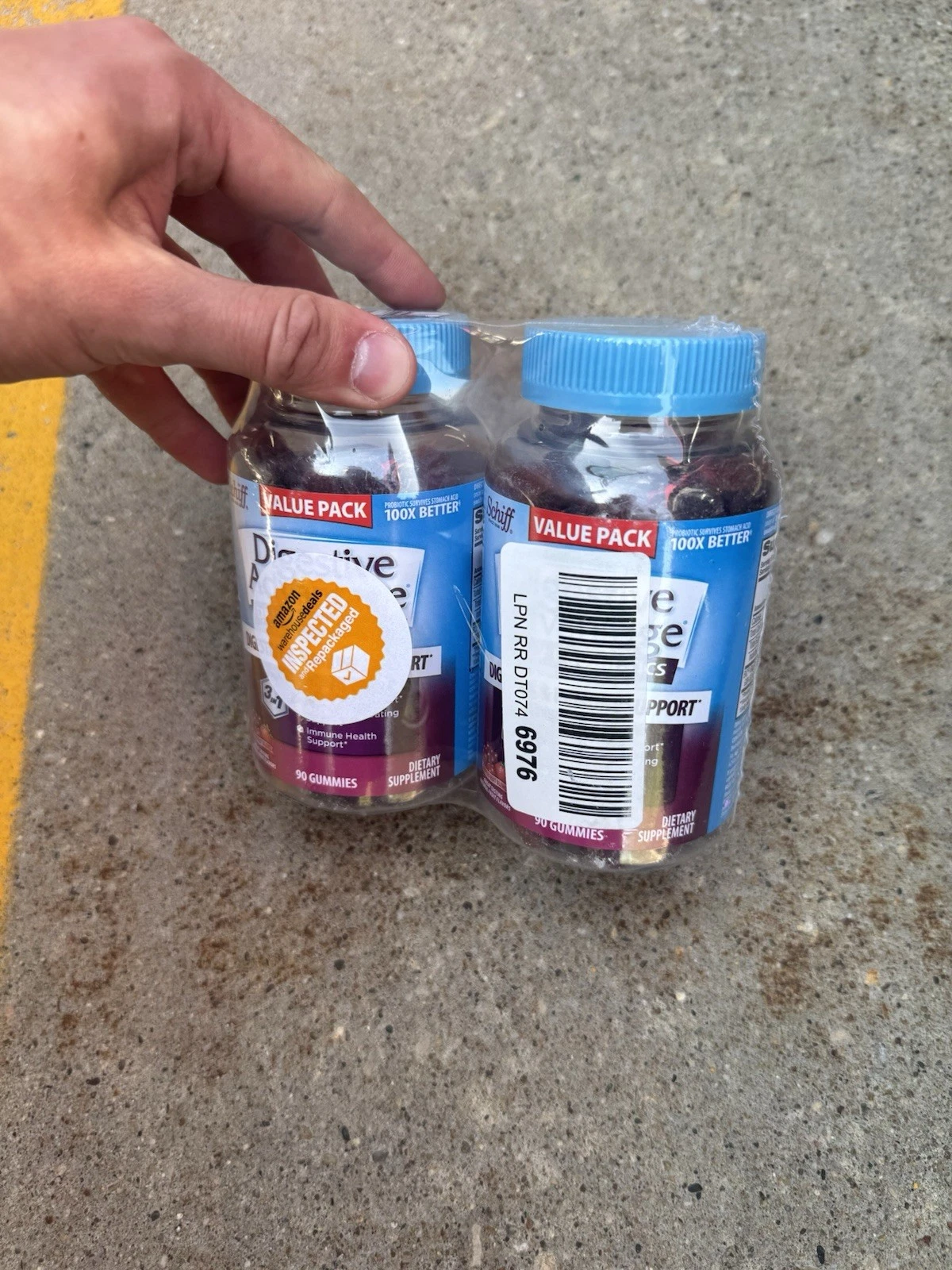 Digestive Advantage Probiotic Gummies for Digestive Health, 2x90ct Bottles