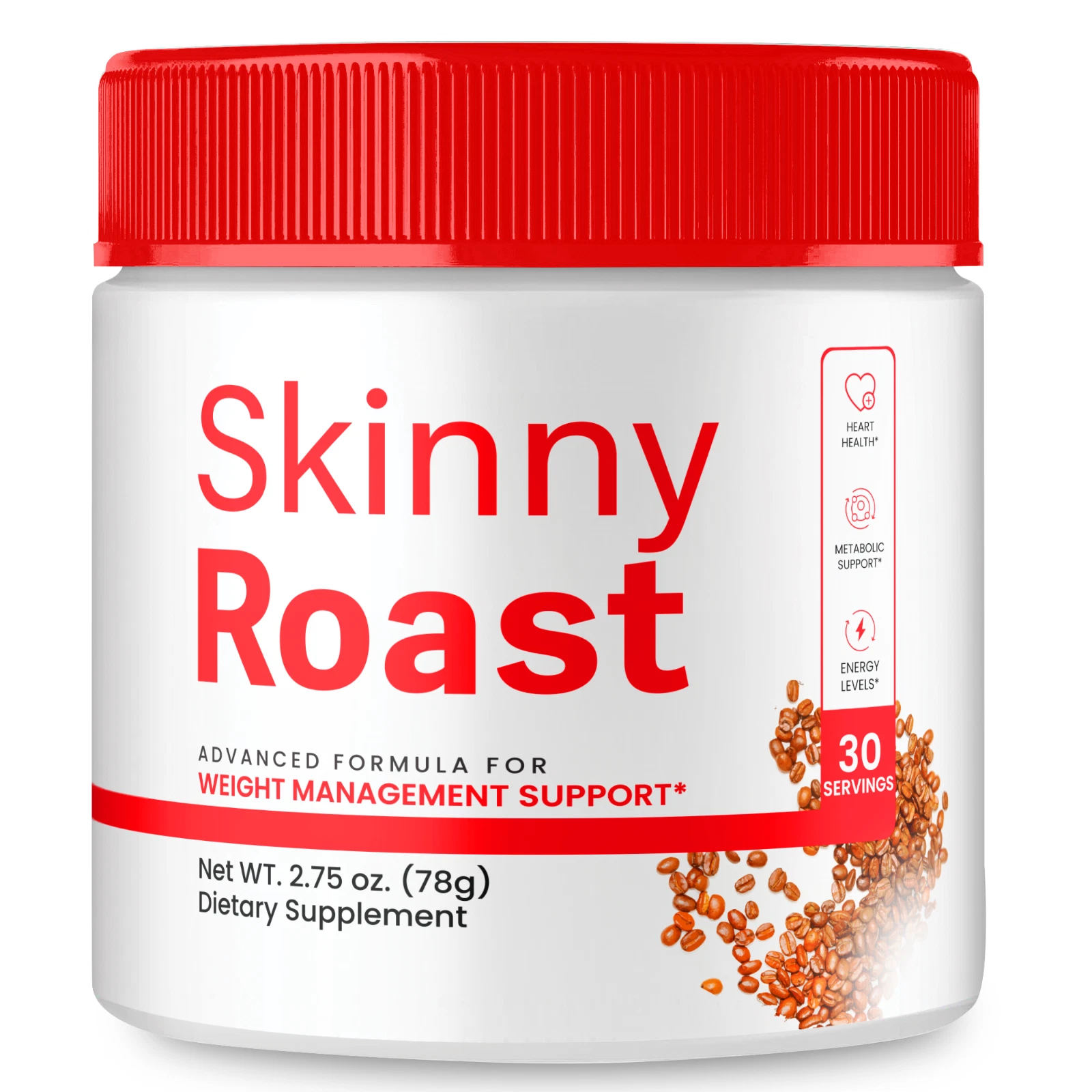 (1 Pack) Skinny Roast Advanced Weight Loss Powder for Energy & Fat Burning
