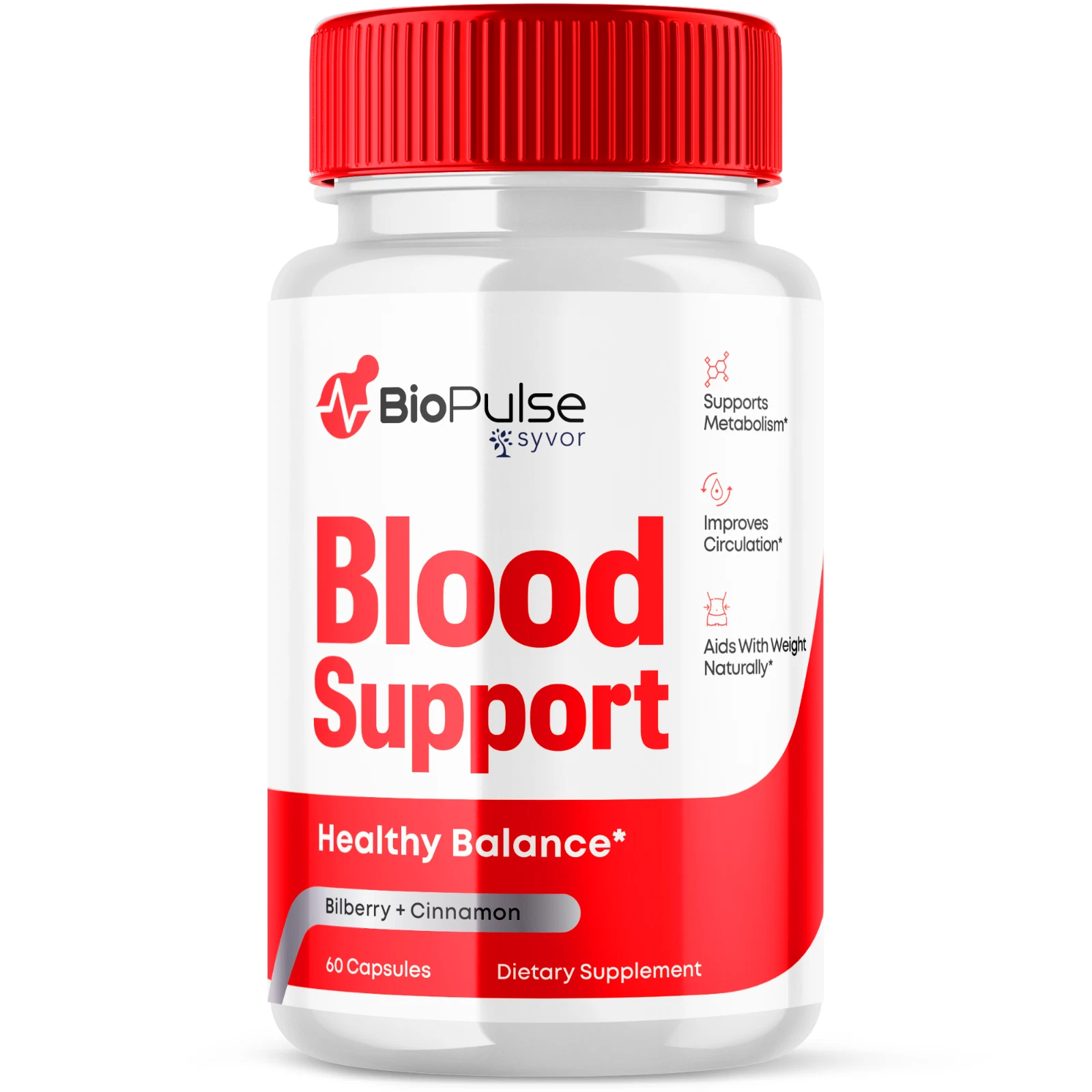 Biopulse Blood Support Advanced Formula Health & Wellness Supplement 60 Capsules