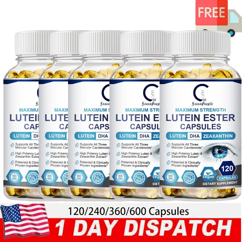 Eye Health Supplement, Lutein and Zeaxanthin, Vision Health, Eye Strain Support