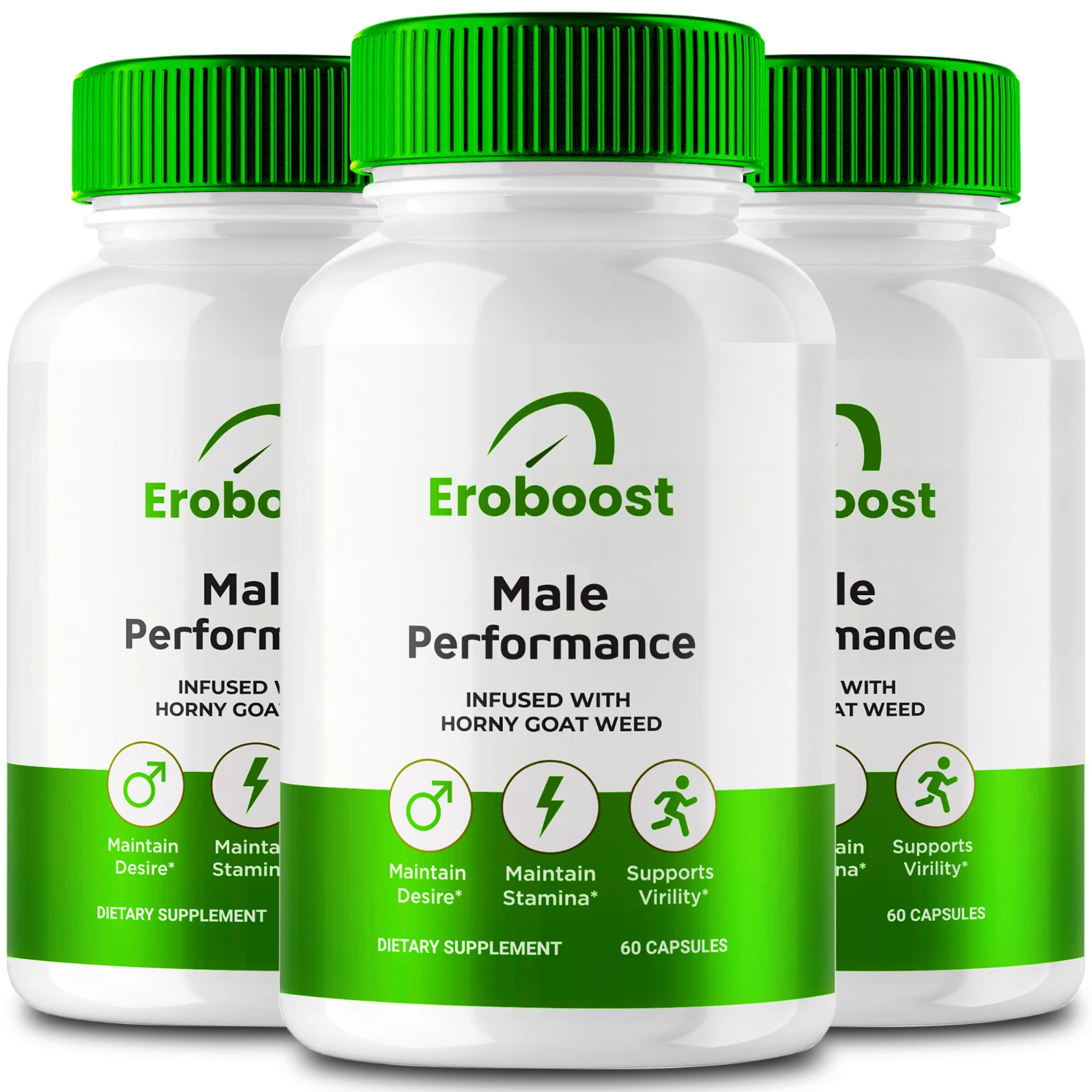 (3 Pack) Eroboost Male Health Pills to Boost Stamina and Intimate Performance