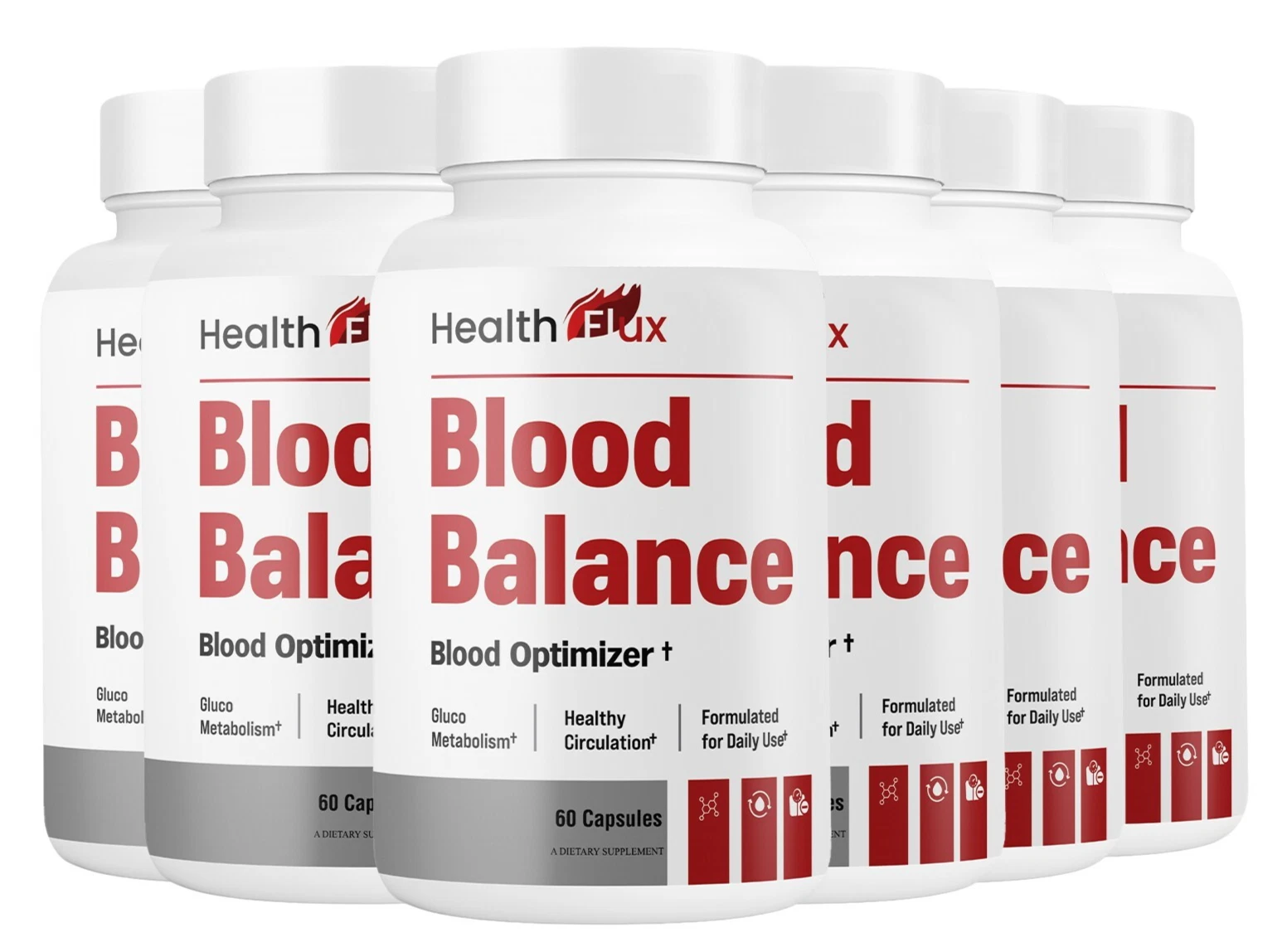 (6 Pack) Health Flux Blood Balance Formula, Premium Support for Healthy Levels