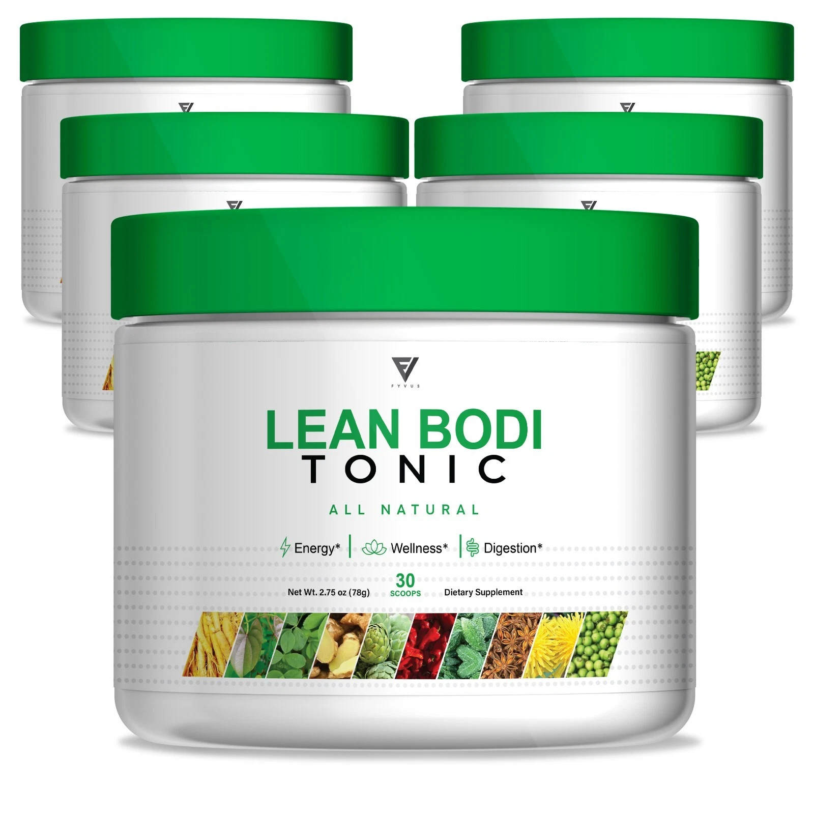 (5 Pack) Lean Bodi Tonic, Lean Bodi Tonic Weight Loss Powder Reviews (525g)