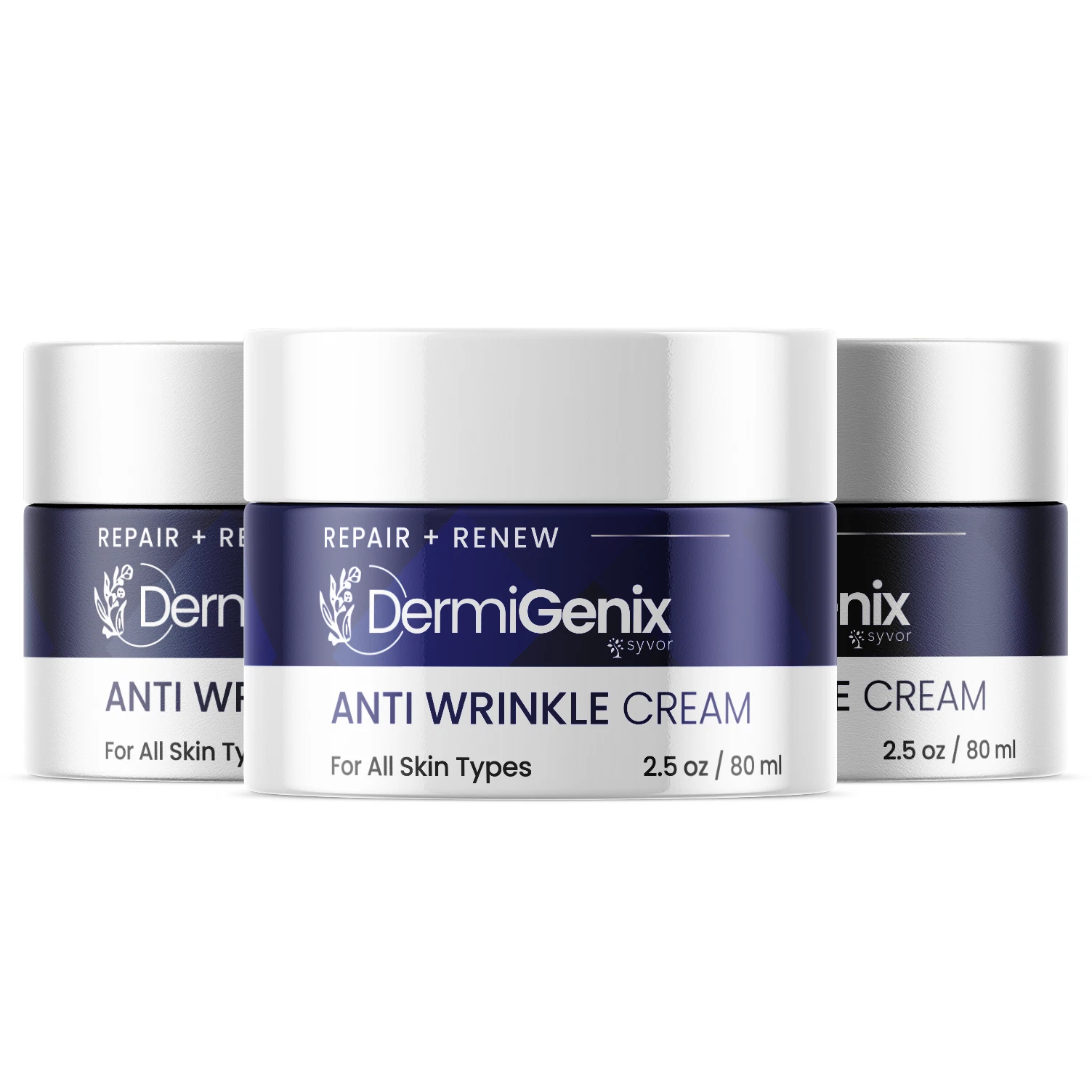 Dermigenix Anti-Wrinkle Cream Advanced Skin Moisturizer for Repair & Renew 2.5oz