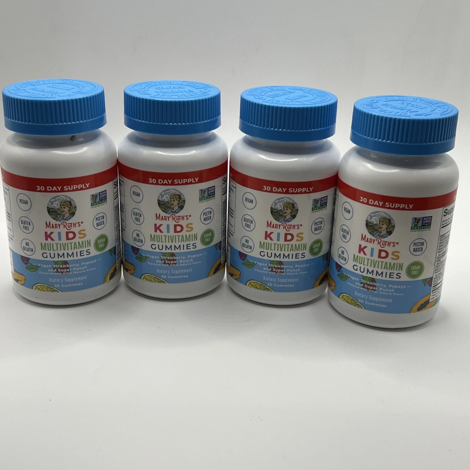 4X - MARY RUTH’S Kids Multivitamin Gummies 30 EA Exp 07/2026