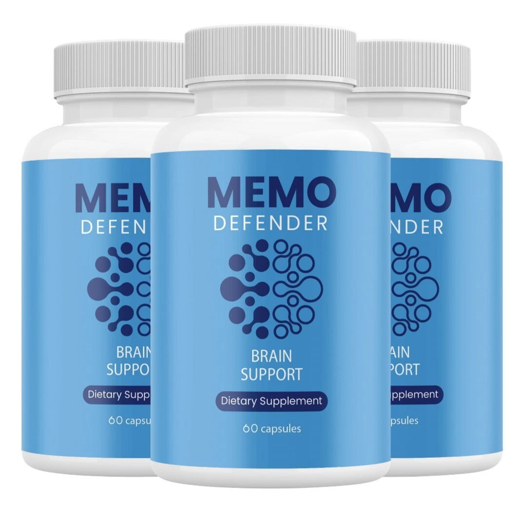 Memo Defender Brain Max Support Supplement Pills Advanced Formula 180 Capsules