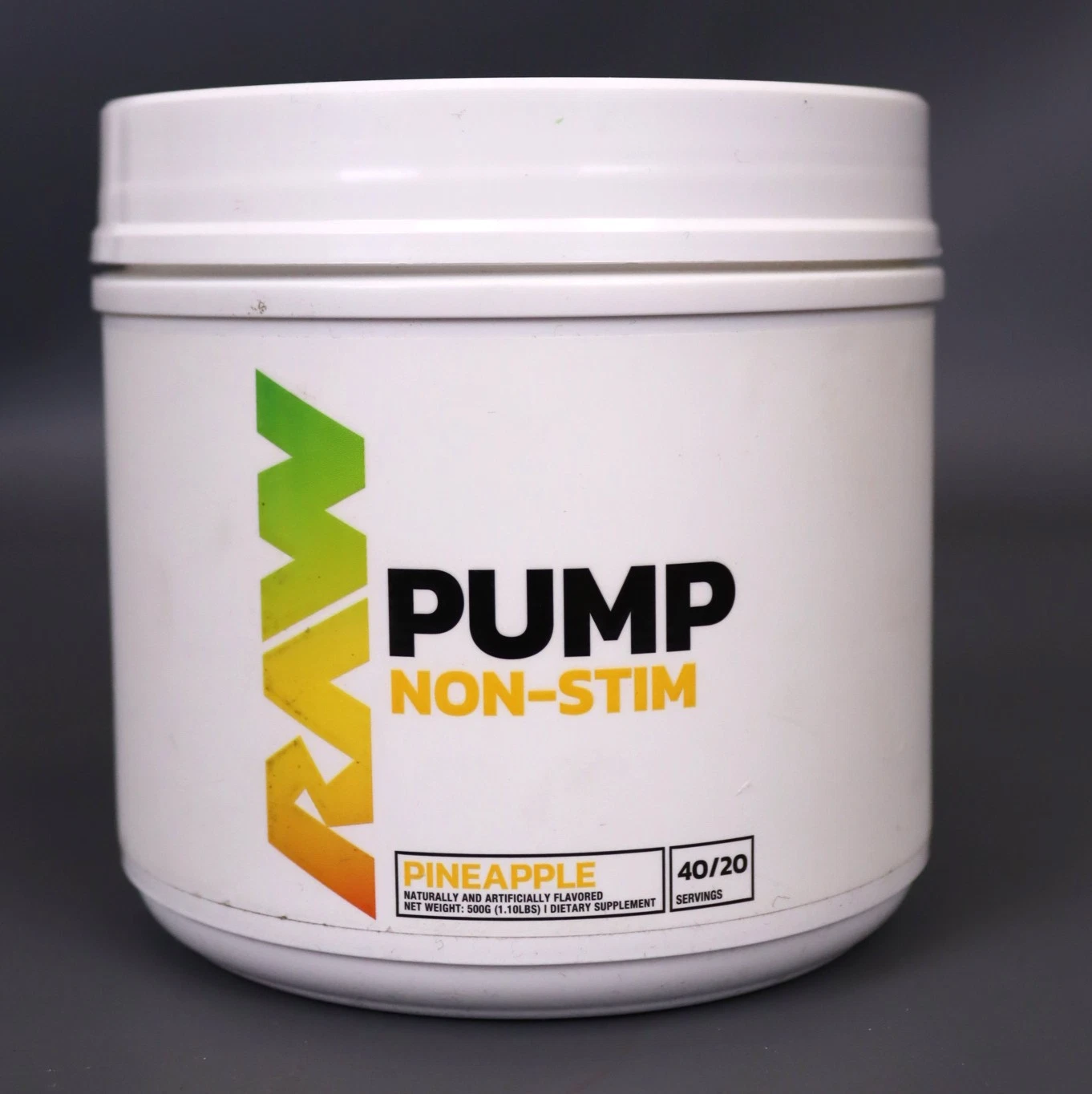 RAW Nutrition - Pump Non-Stim Pineapple Flavor 500g